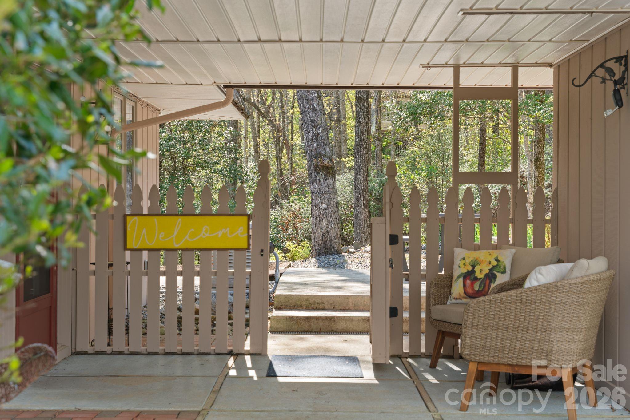 Shall we make our way to the back yard? - 363 S Sequoyah Lane, Brevard
