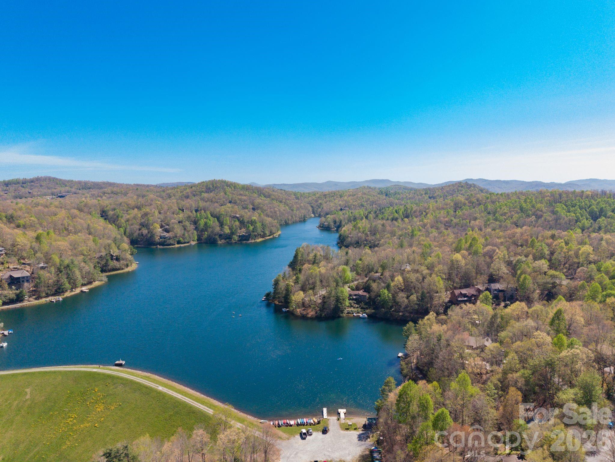 Ticoa Lake just on the other side of the street - 363 S Sequoyah Lane, Brevard