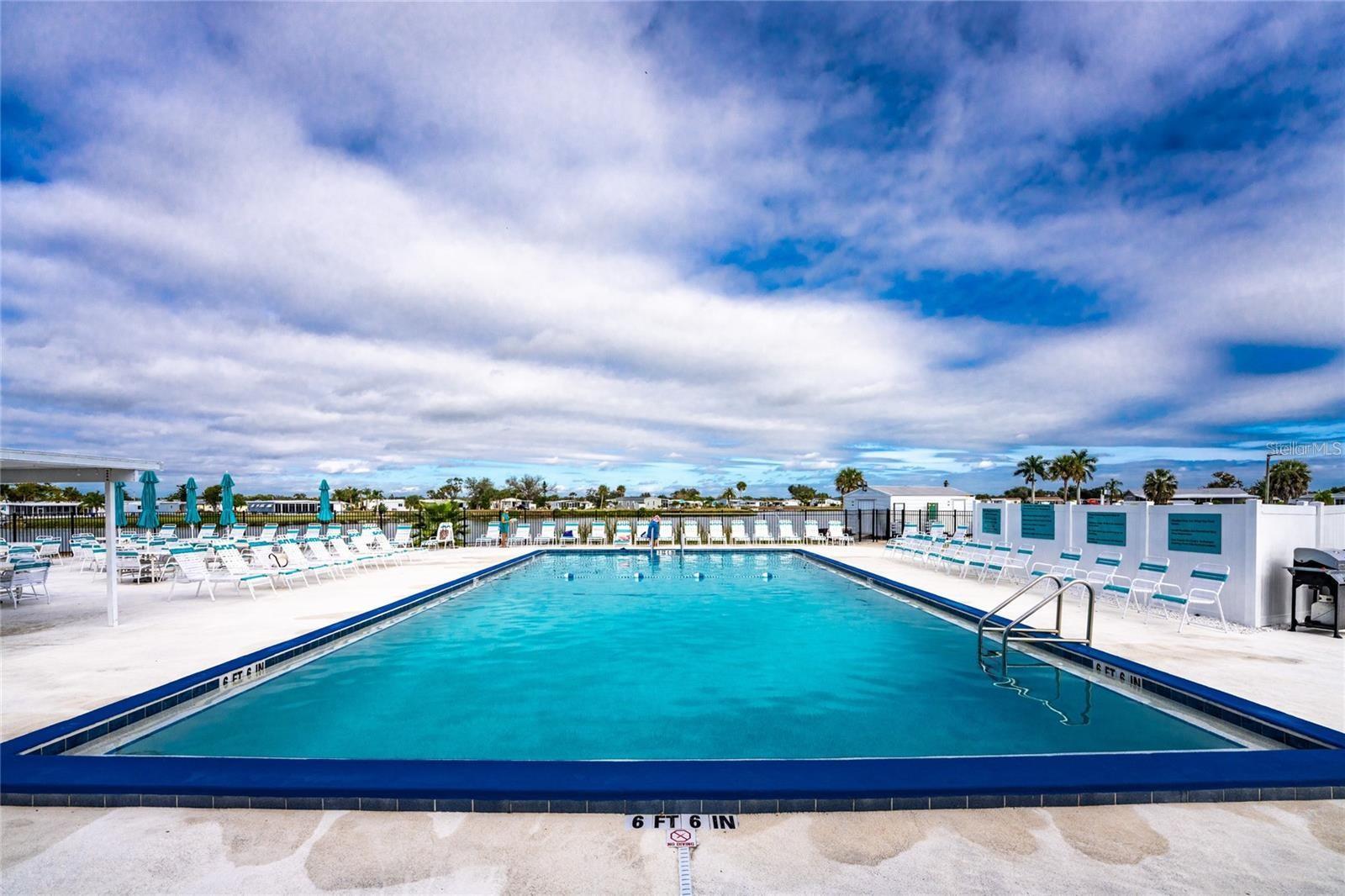 Community Pool - 1329 BLUE HERON DR, ENGLEWOOD
