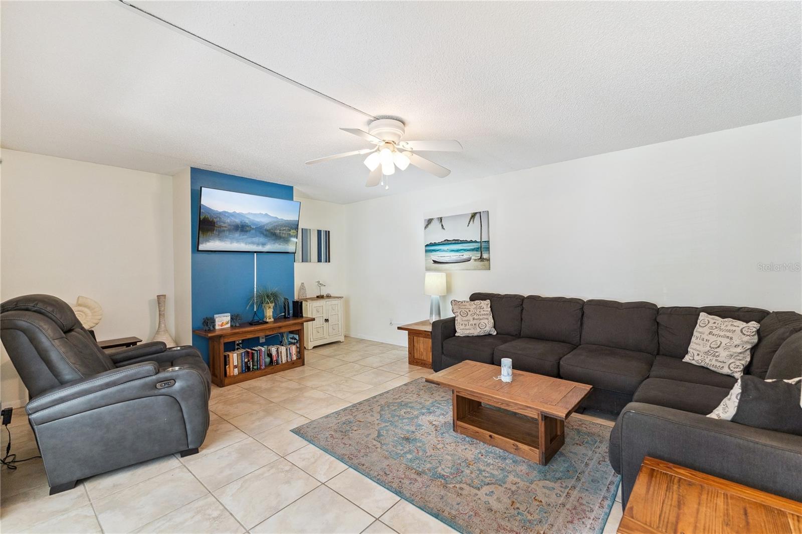 Living Room - 4150 S ATLANTIC AVE #121B, NEW SMYRNA BEACH