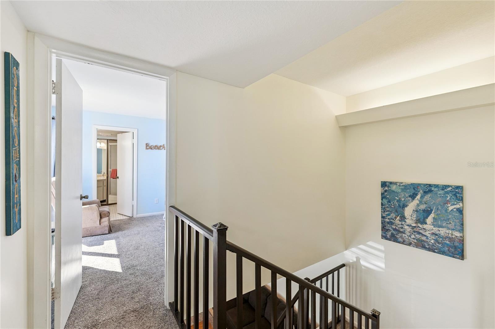 Primary Bedroom on 2nd Floor - 4150 S ATLANTIC AVE #121B, NEW SMYRNA BEACH