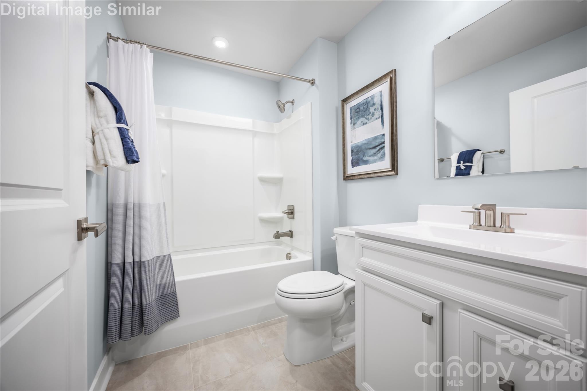 Whether serving as a second bath for daily routines or a guest bathroom for visiting friends and family, this space is designed to impress with both function and flair. - 3271 Eller Drive Extension, Hickory