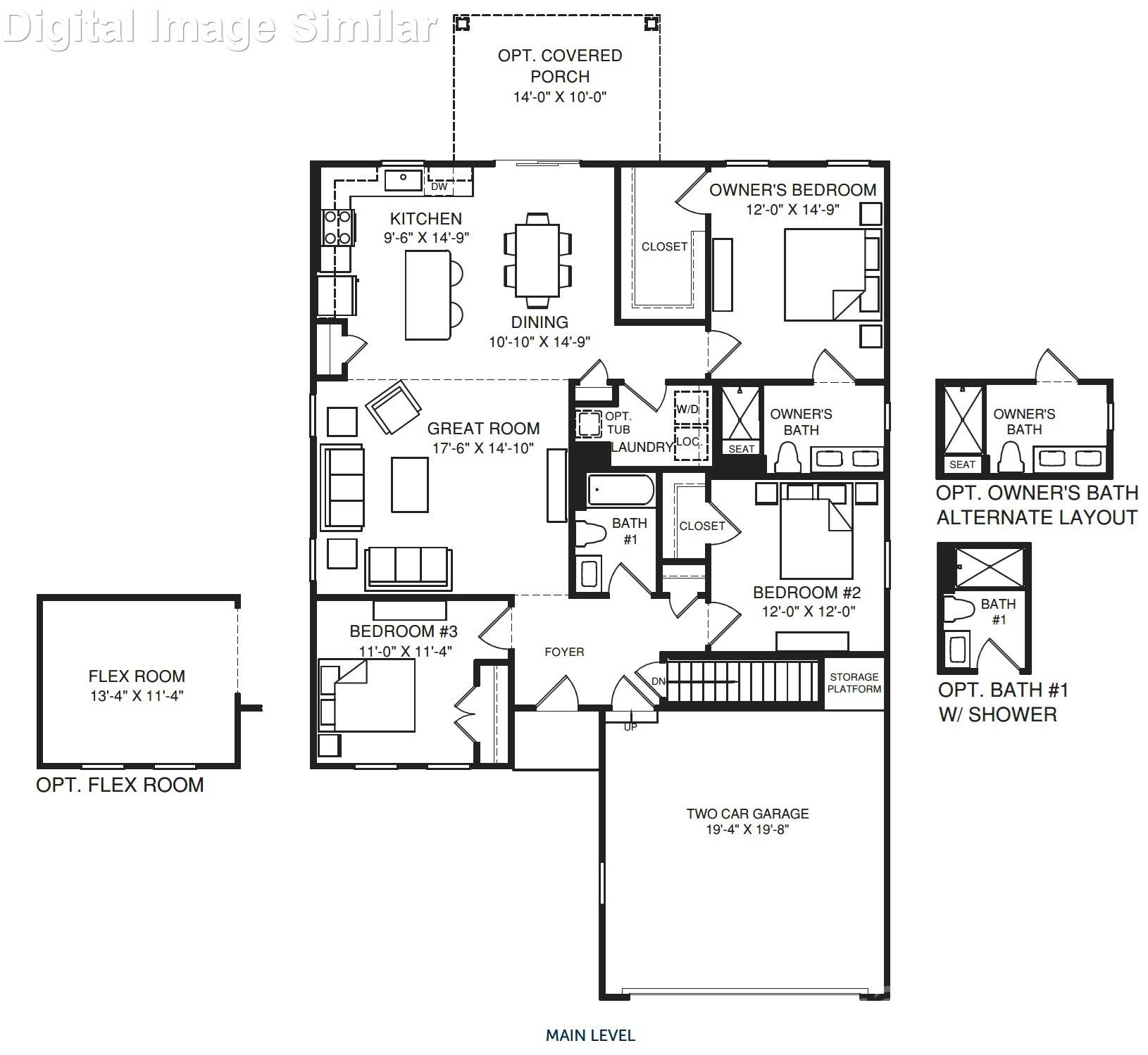 Floorplan - 3279 Eller Drive Extension, Hickory