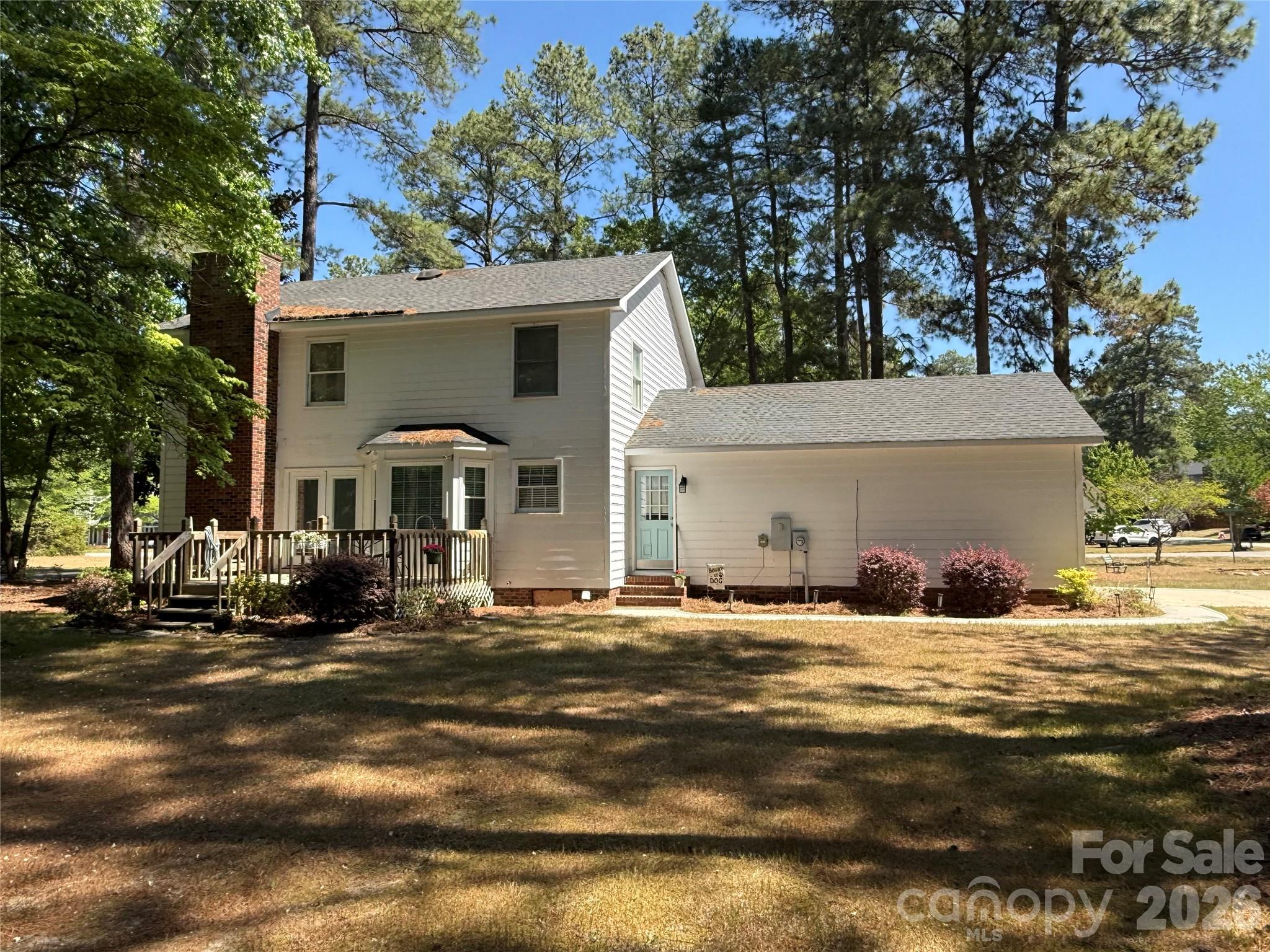 Back of Home - 12760 Woodbridge Drive, Laurinburg