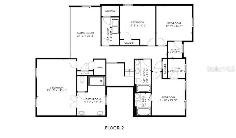 First Floor Plan - 2342 LANCASHIRE ST, DAVENPORT