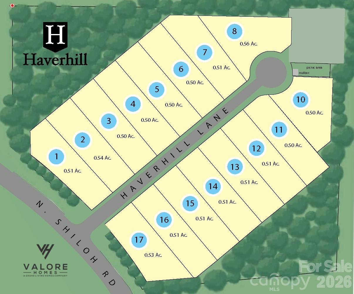 Community Plat Map Lot #4 - 2027 Haverhill Lane, York