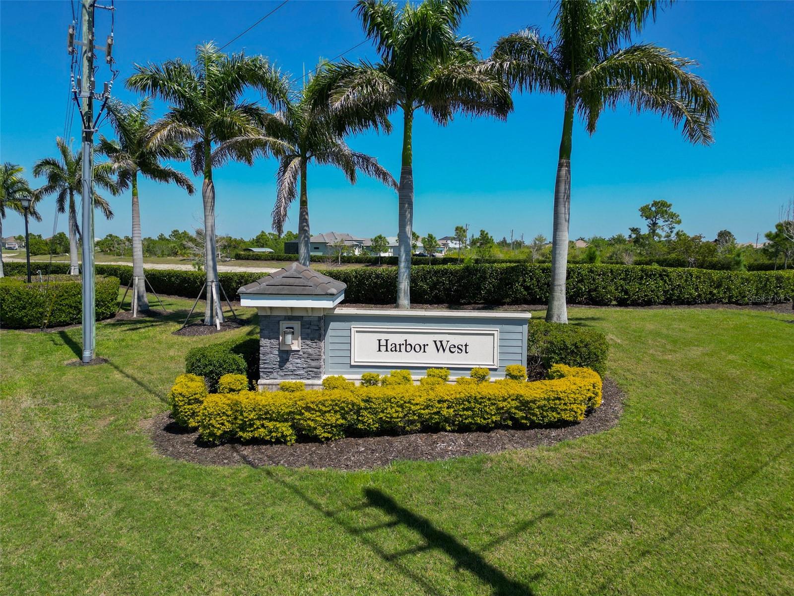 Harbor West Community Sign. - 14500 PONCE DE LEON TRL, PORT CHARLOTTE