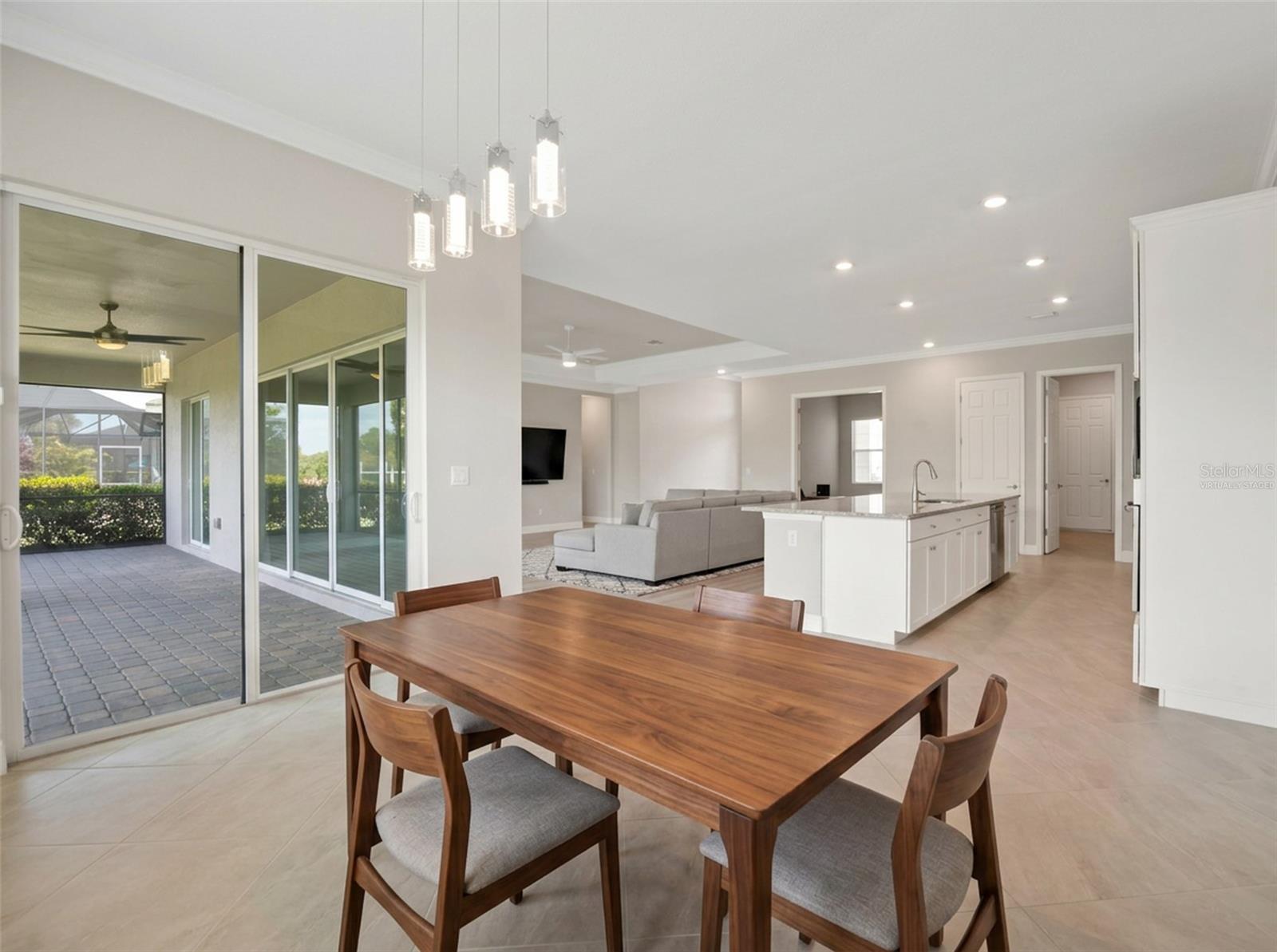 Ai Virtually staged dinging room. - 14500 PONCE DE LEON TRL, PORT CHARLOTTE