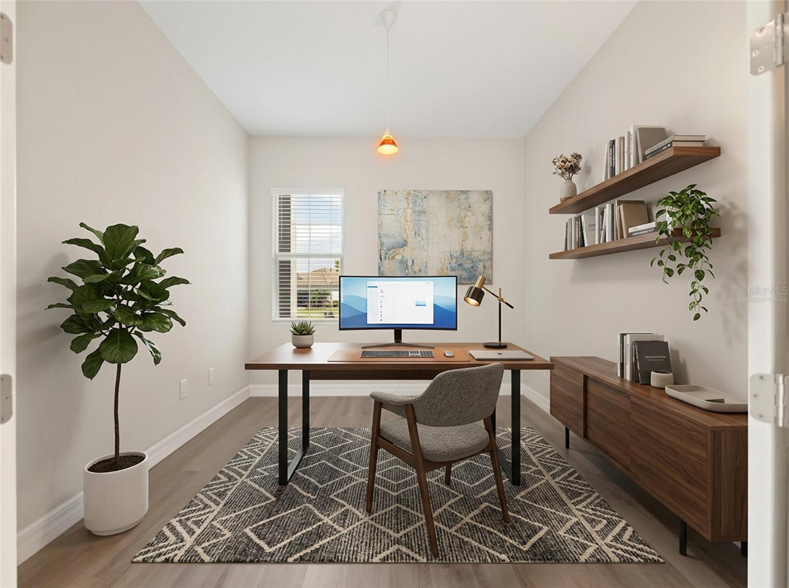 Ai Virtually staged den/office. - 14500 PONCE DE LEON TRL, PORT CHARLOTTE