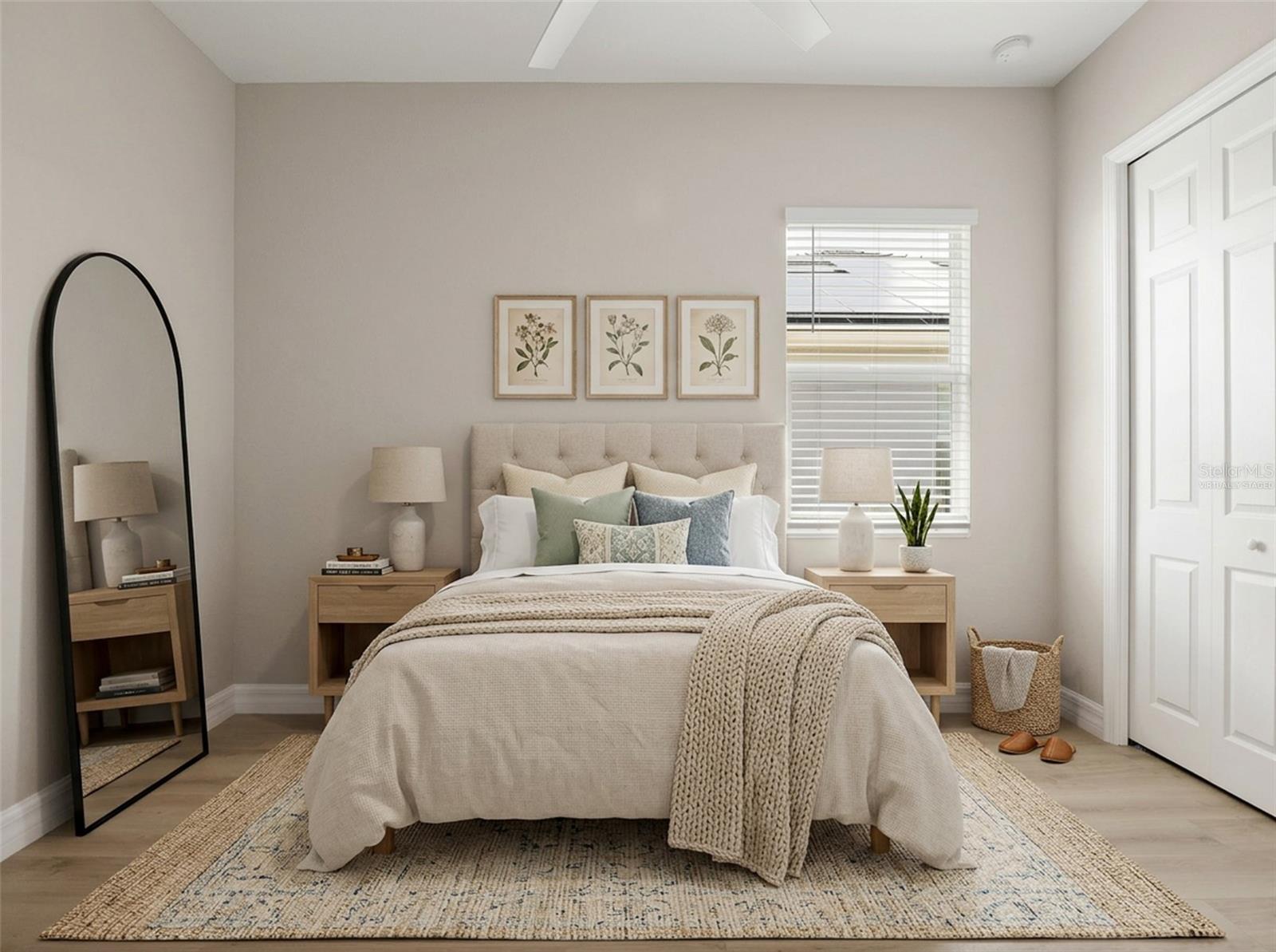 Ai Virtually staged bedroom. - 14500 PONCE DE LEON TRL, PORT CHARLOTTE