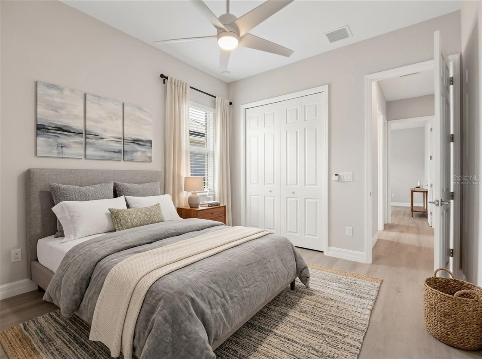 Ai Virtually staged bedroom. - 14500 PONCE DE LEON TRL, PORT CHARLOTTE