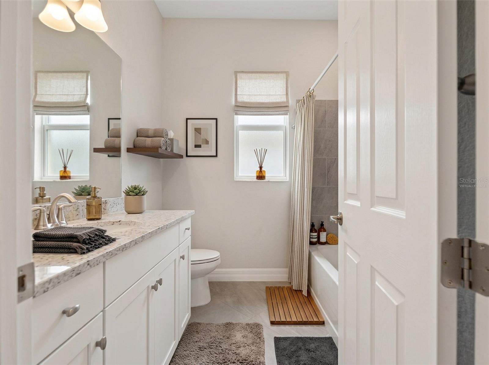 Ai Virtually staged bathroom. - 14500 PONCE DE LEON TRL, PORT CHARLOTTE
