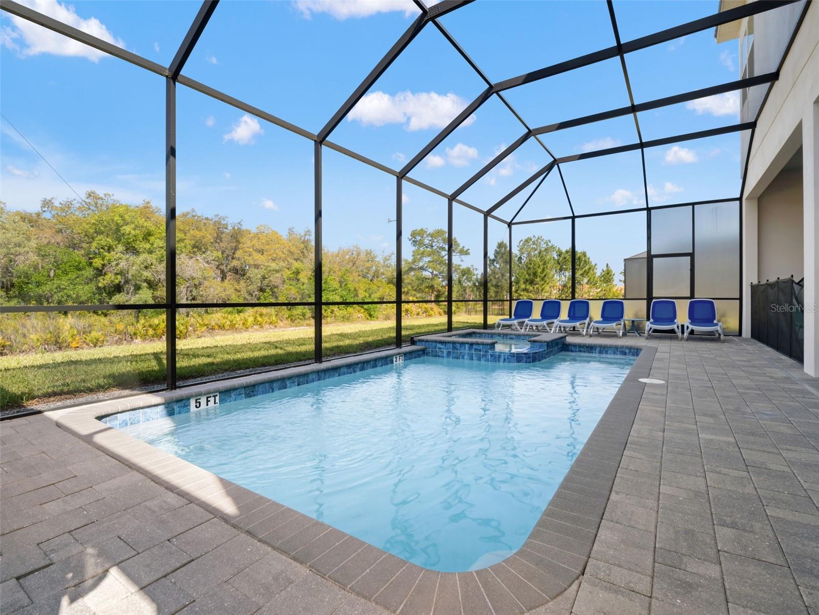 Luxurious pool with spa - 2021 OAK CREEK LOOP, DAVENPORT