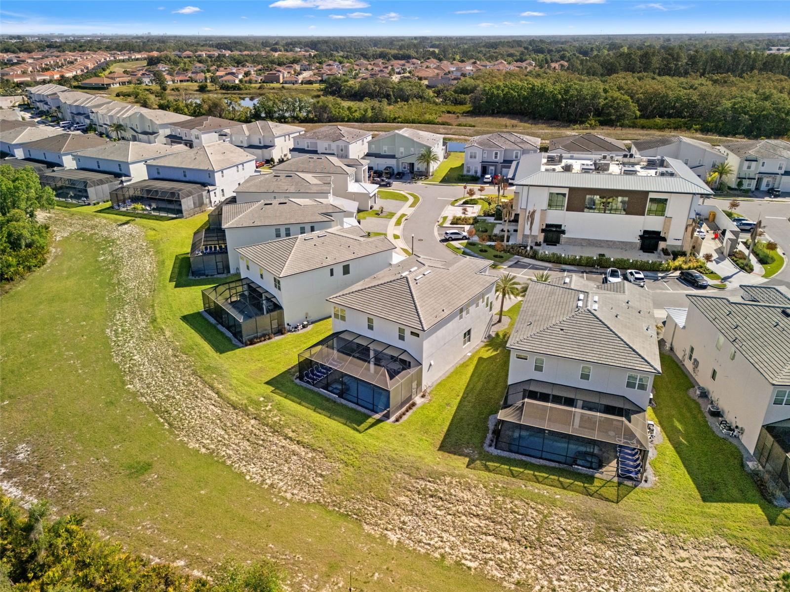 Rear view and view to Clubhouse - 2021 OAK CREEK LOOP, DAVENPORT