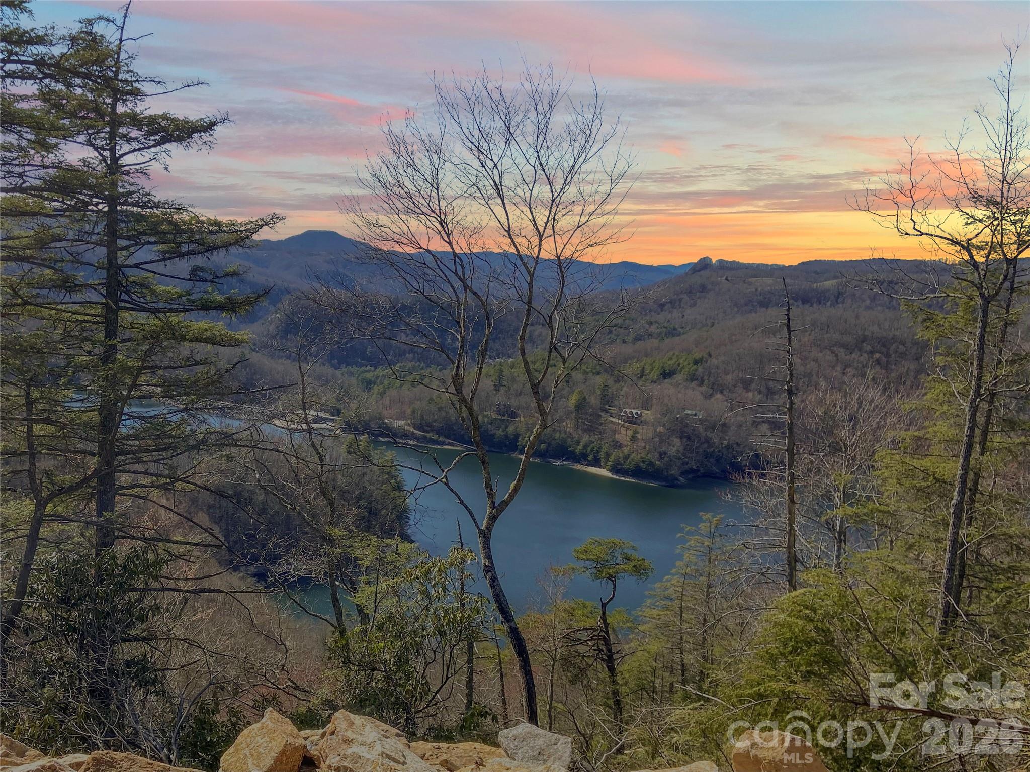 Sunset Views from one of the build sites. Virtual sunset picture. - Lt 5B, 15A, 15B Von Trapp Lane, Tuckasegee