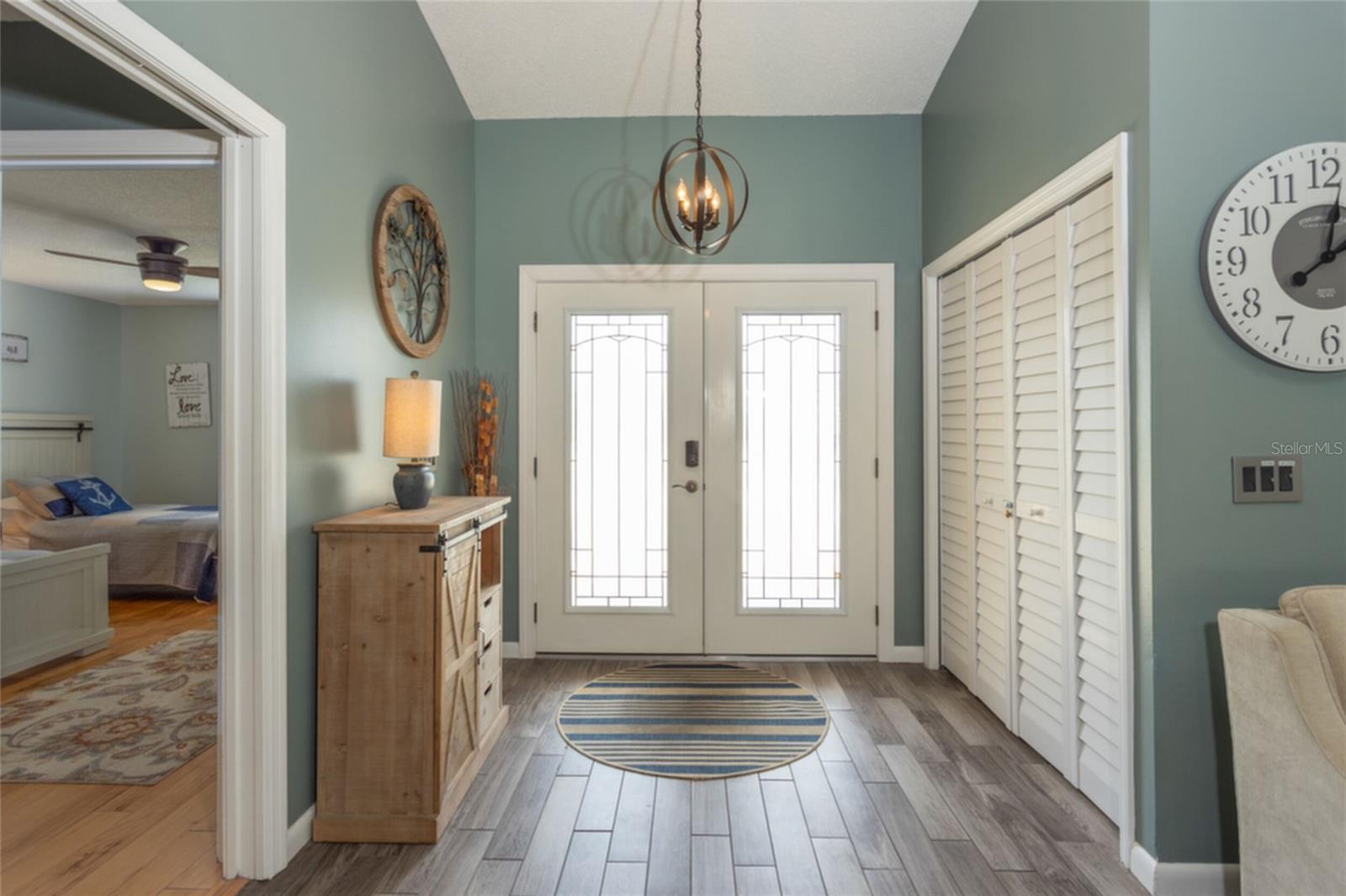 Front entry has Beautiful double glass doors. - 18 CLASSIC CT S, PALM COAST
