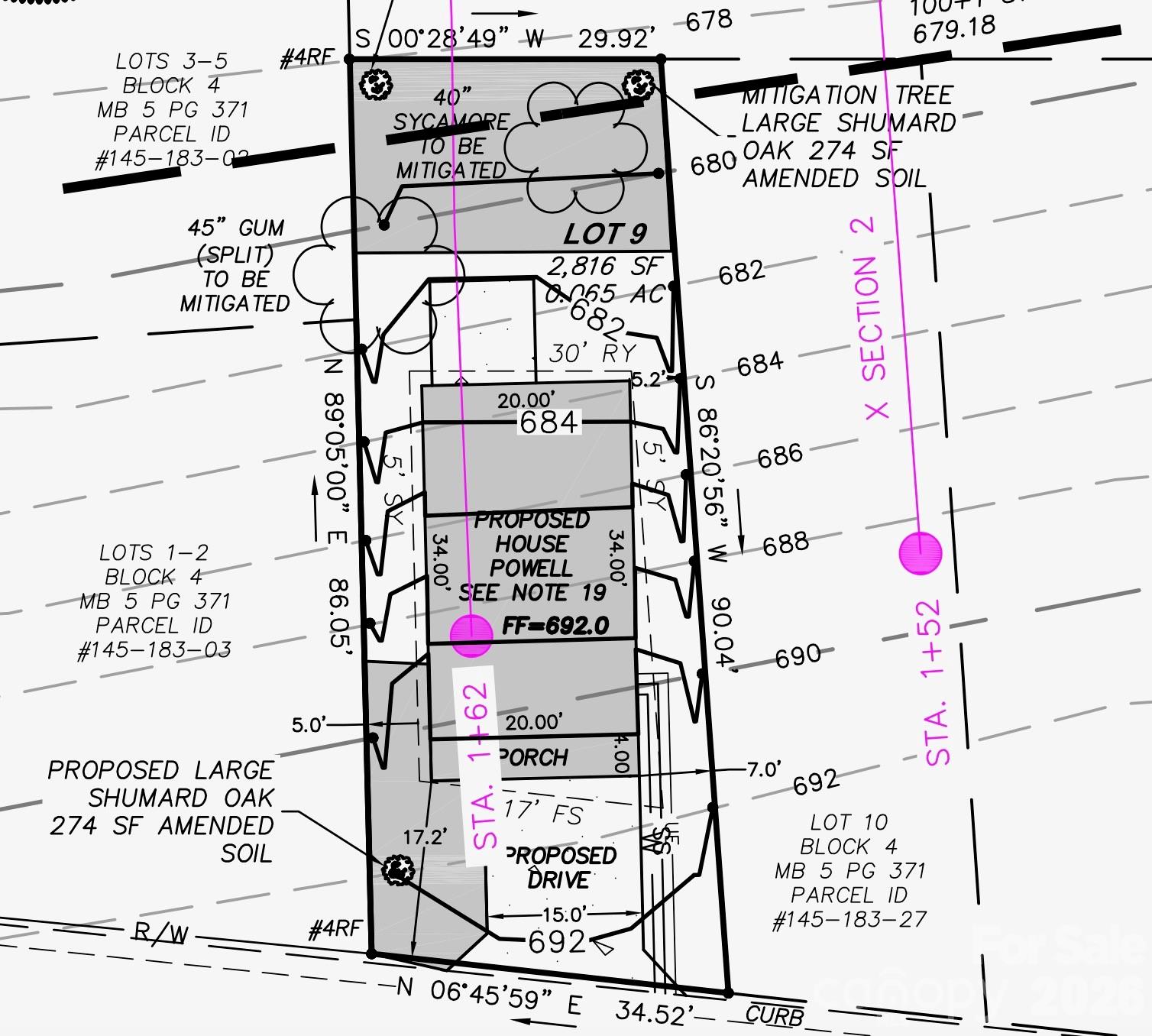 Lot at 2913 Morning Drive, Charlotte, photo 3 of 6