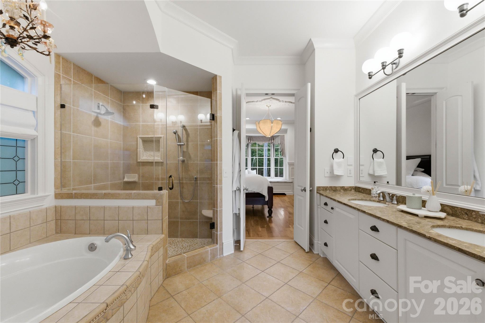 Primary Bathroom - 1514 Elmsford Lane, Matthews