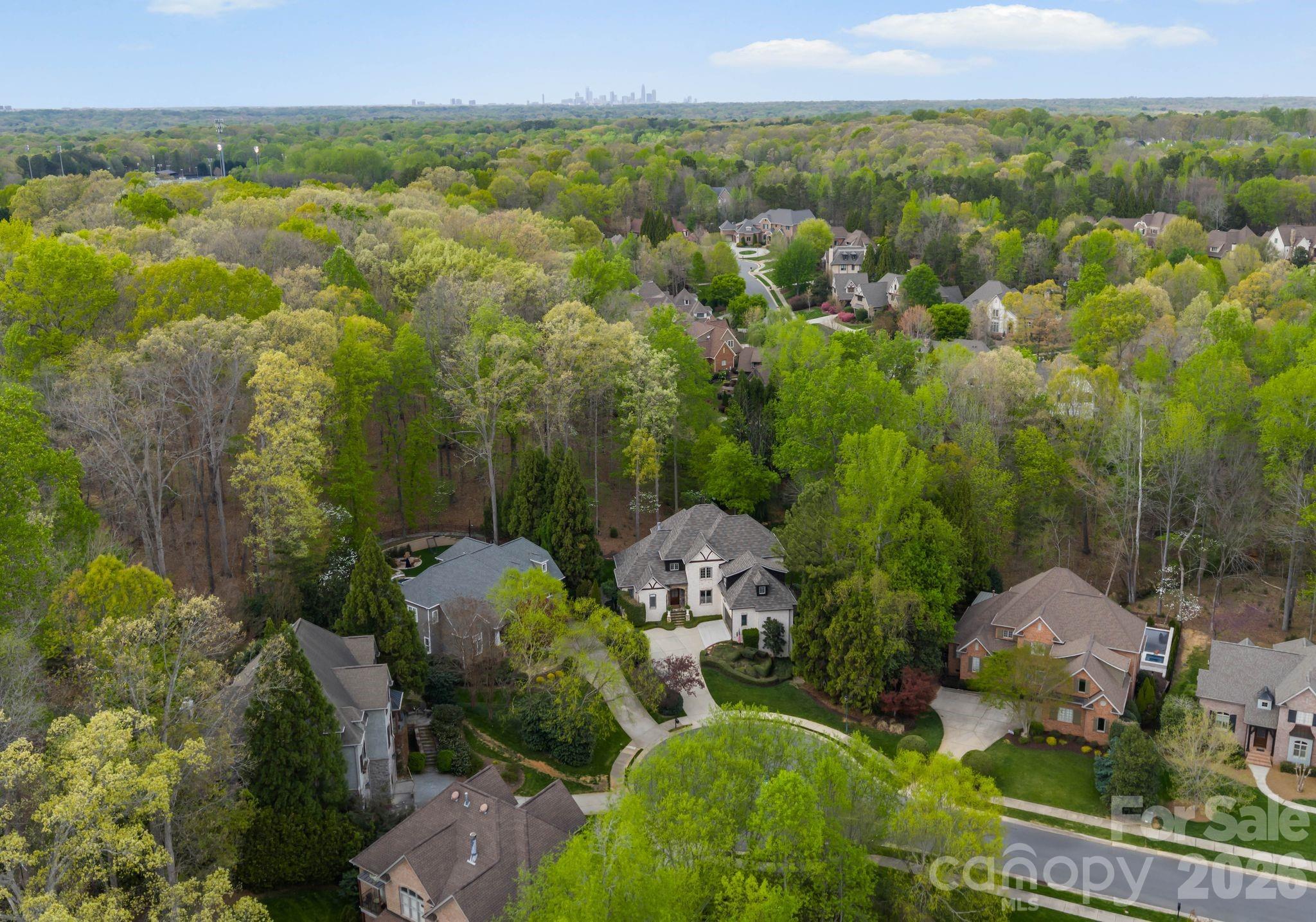 Uptown Charlotte in Background - 1514 Elmsford Lane, Matthews