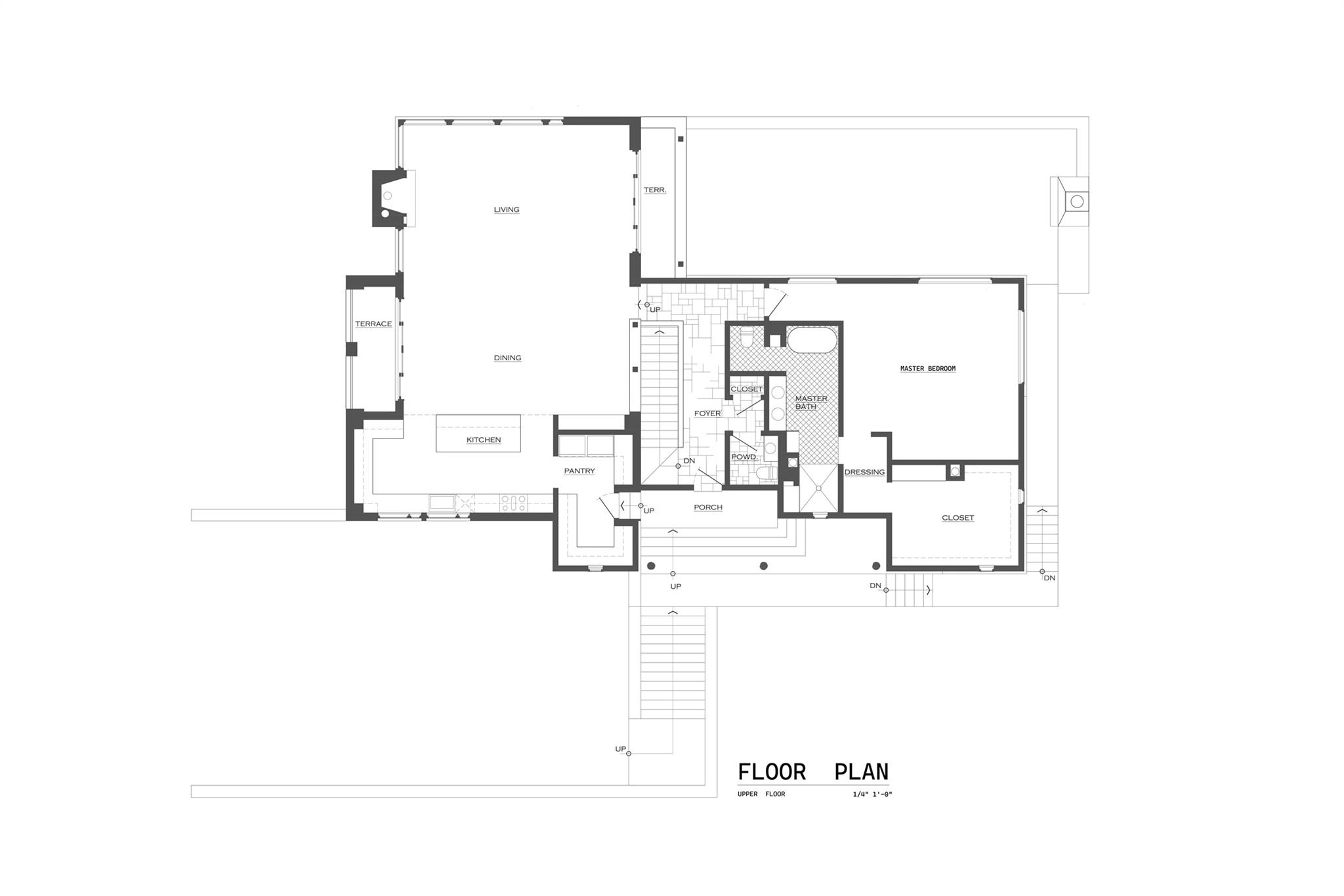 Upper level floor plan. - 122 Running Deer Lane, Mars Hill