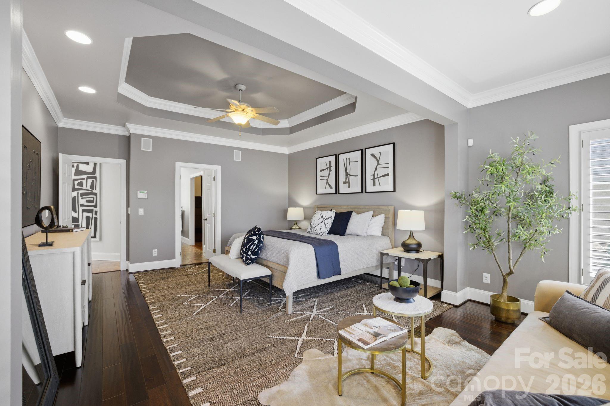 Primary bedroom. - 144 Mariner Pointe Lane, Mooresville