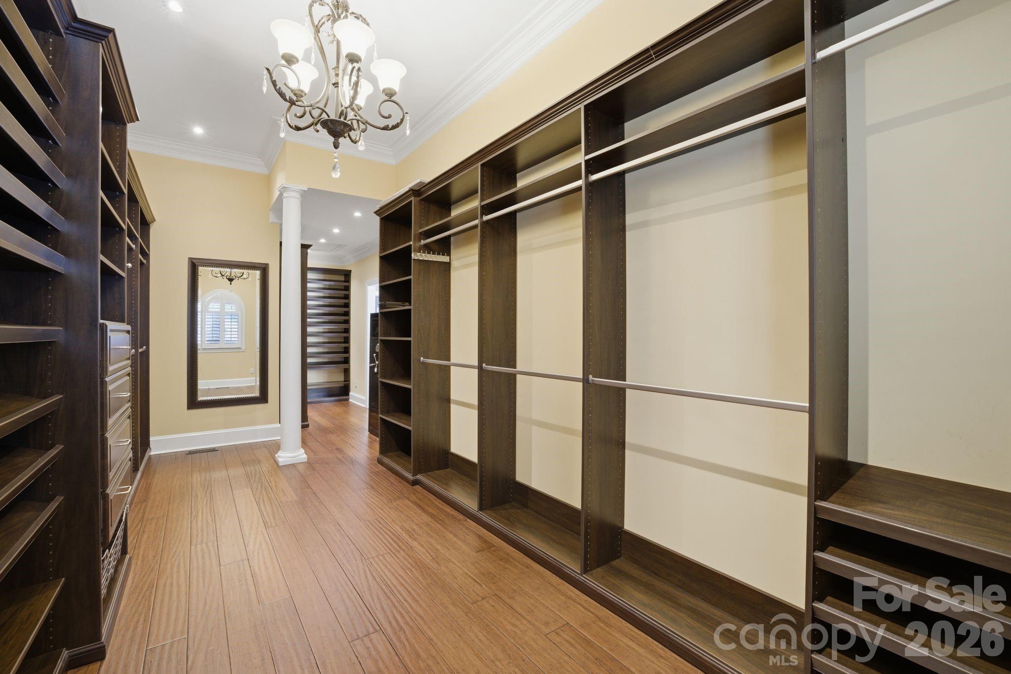 Primary closet. - 144 Mariner Pointe Lane, Mooresville