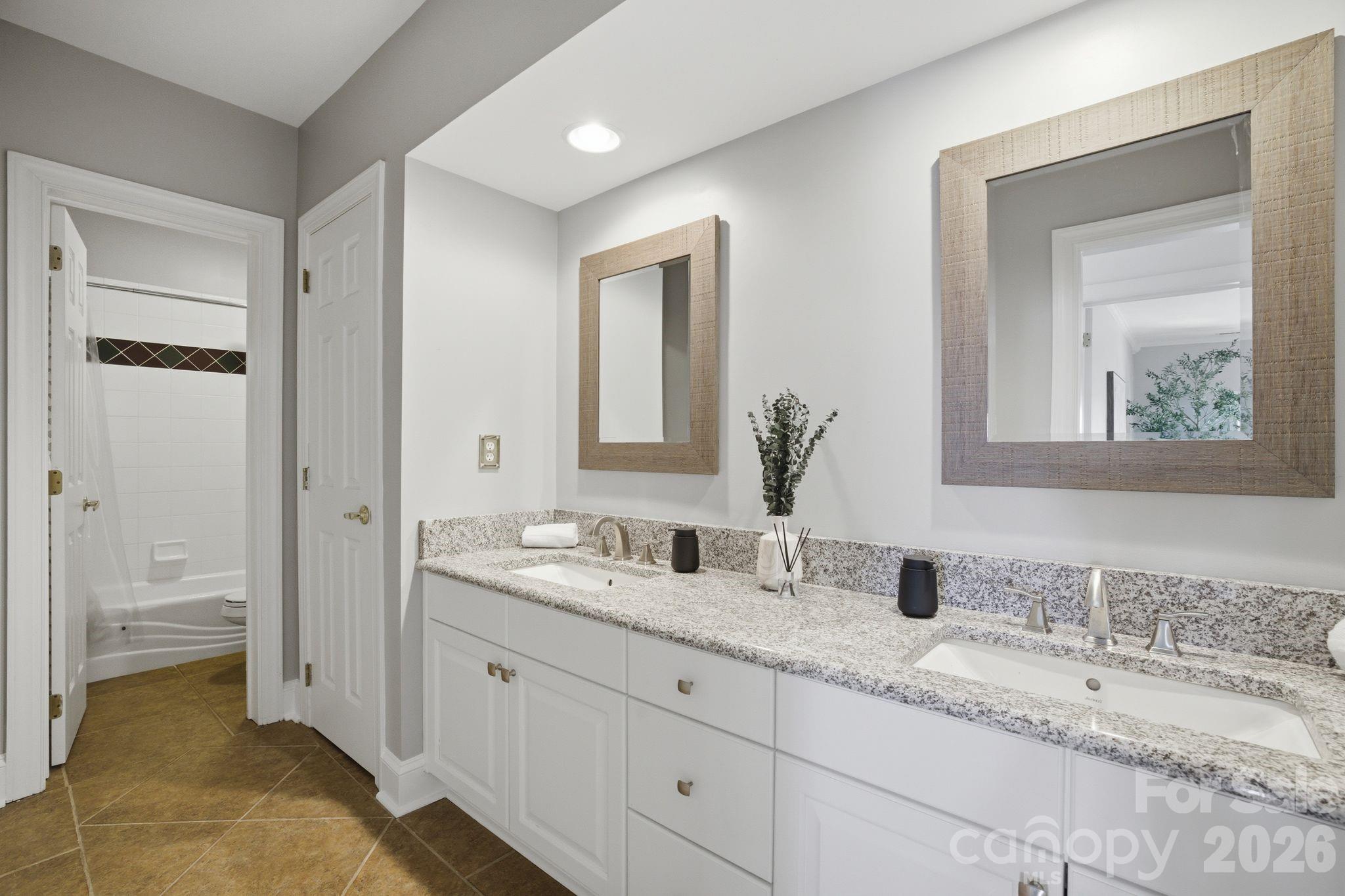 Lower level full bathroom. - 144 Mariner Pointe Lane, Mooresville