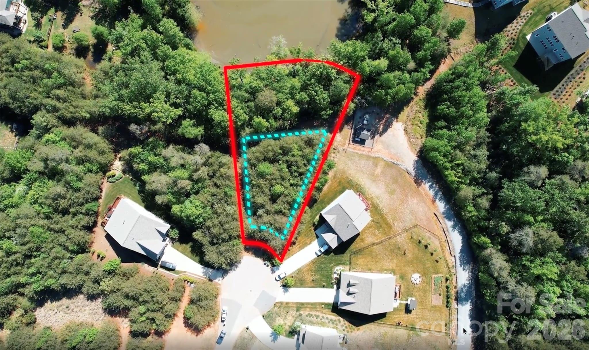over view - Lot lines - 18524 Mainsail Court, Lancaster