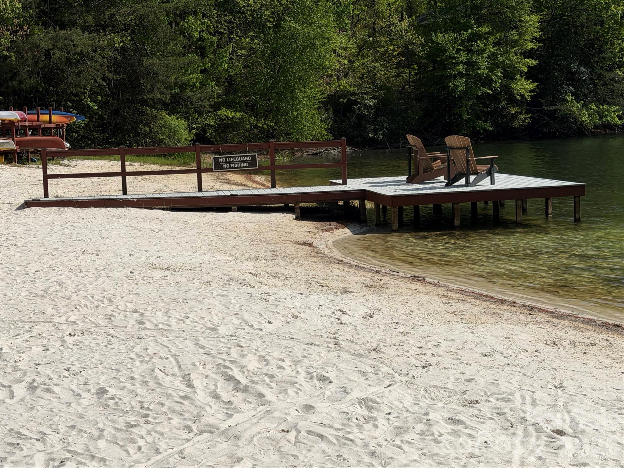 Community dock at the beach. - 00 Lakeview Drive, Tryon