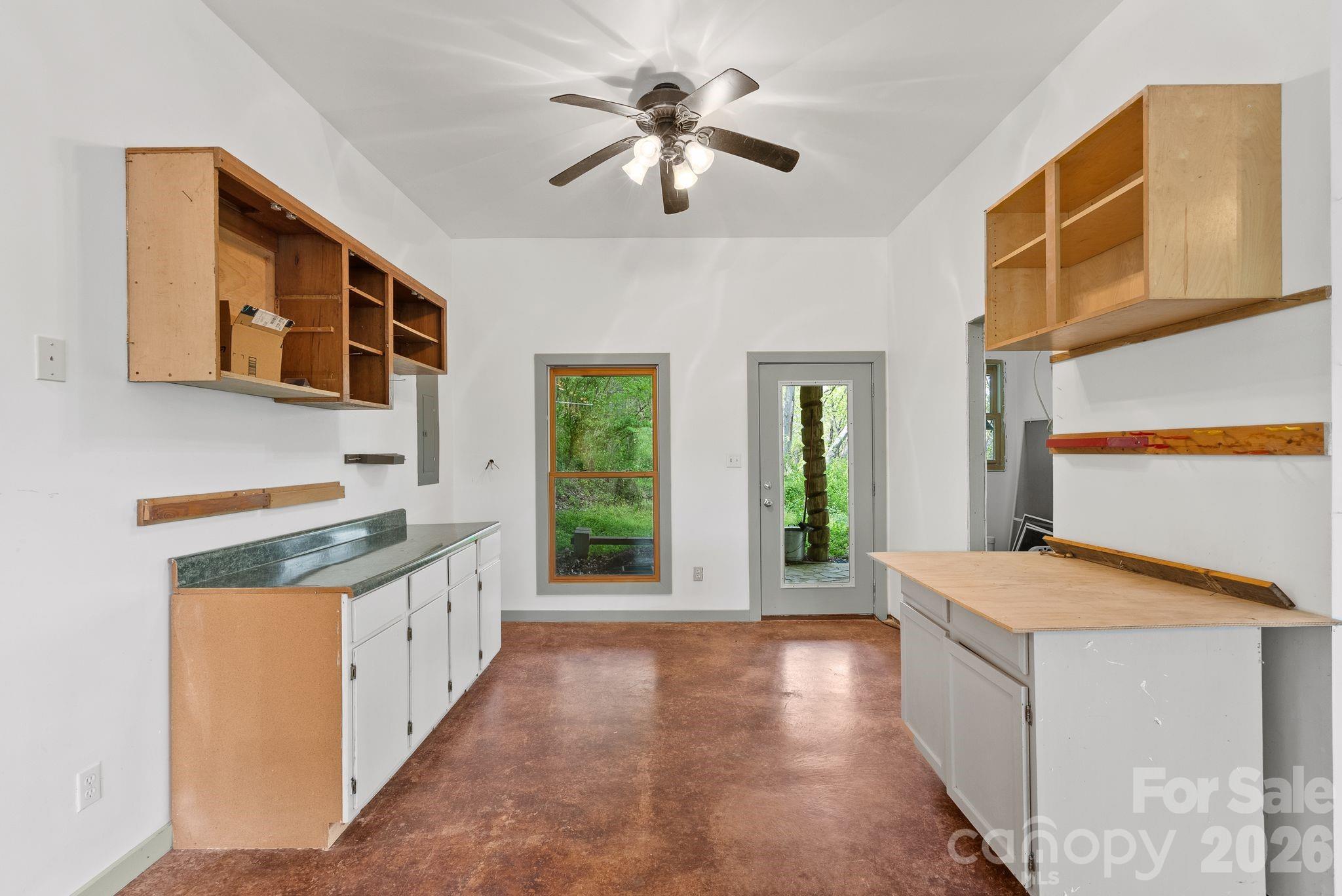 Unfinished lower level of carriage house ready to be completed to your specifications - 310 Burr Ridge, Marshall