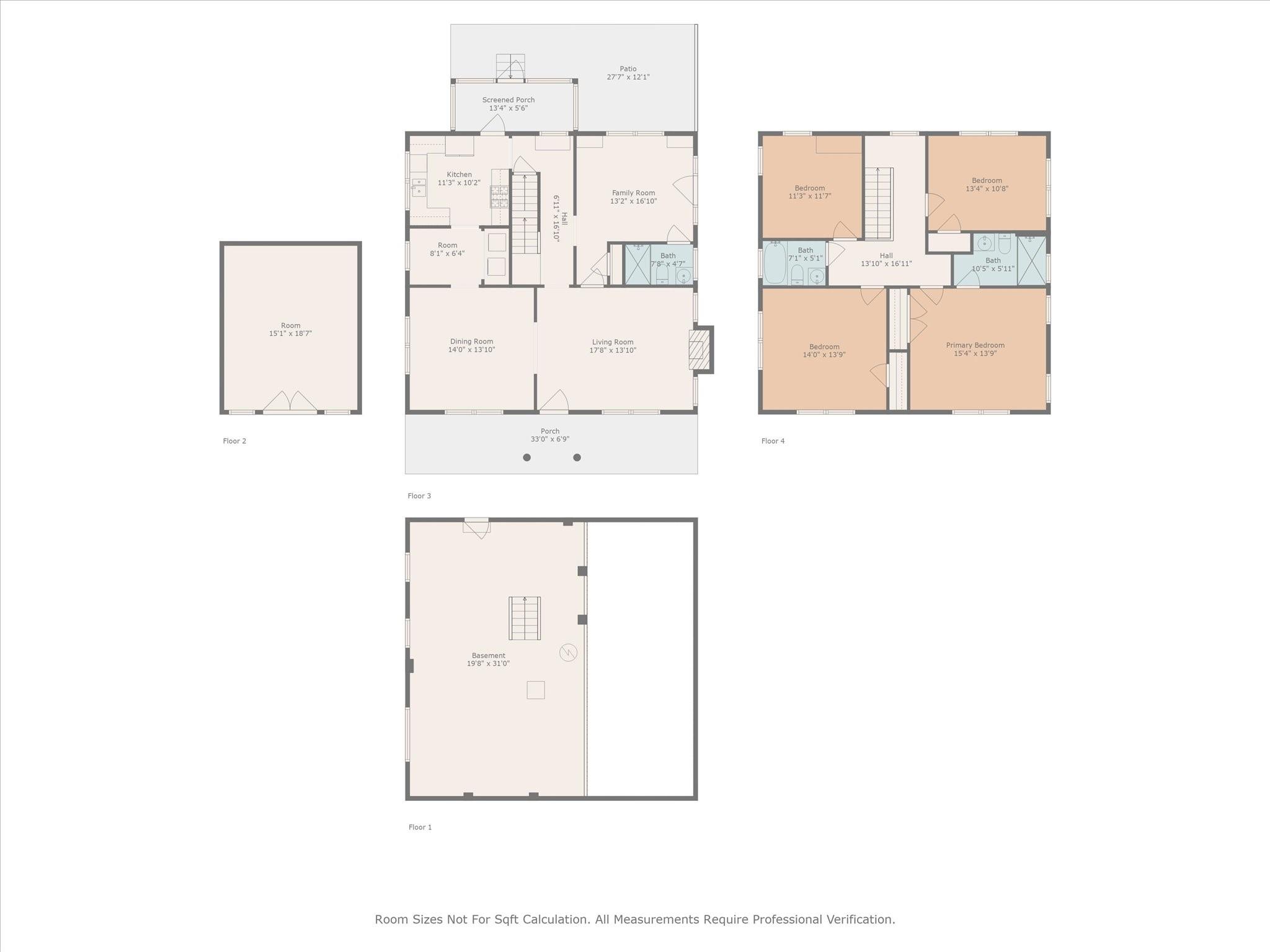 Floorplan - 907 Edgewood Circle, Gastonia