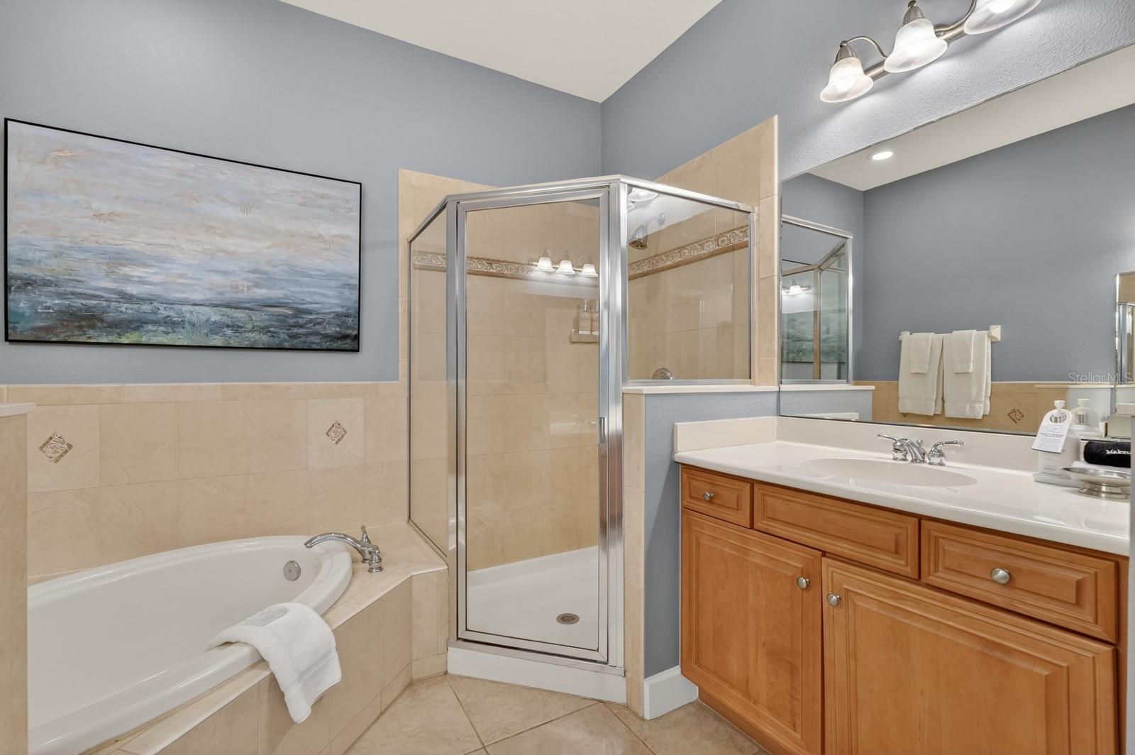 Soaker tub in primary en-suite - 35 OCEAN CREST WAY #1111, PALM COAST
