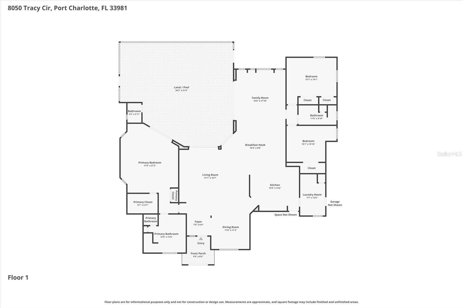 Single Family Residence at 8050 TRACY CIR, PORT CHARLOTTE, photo 63 of 63