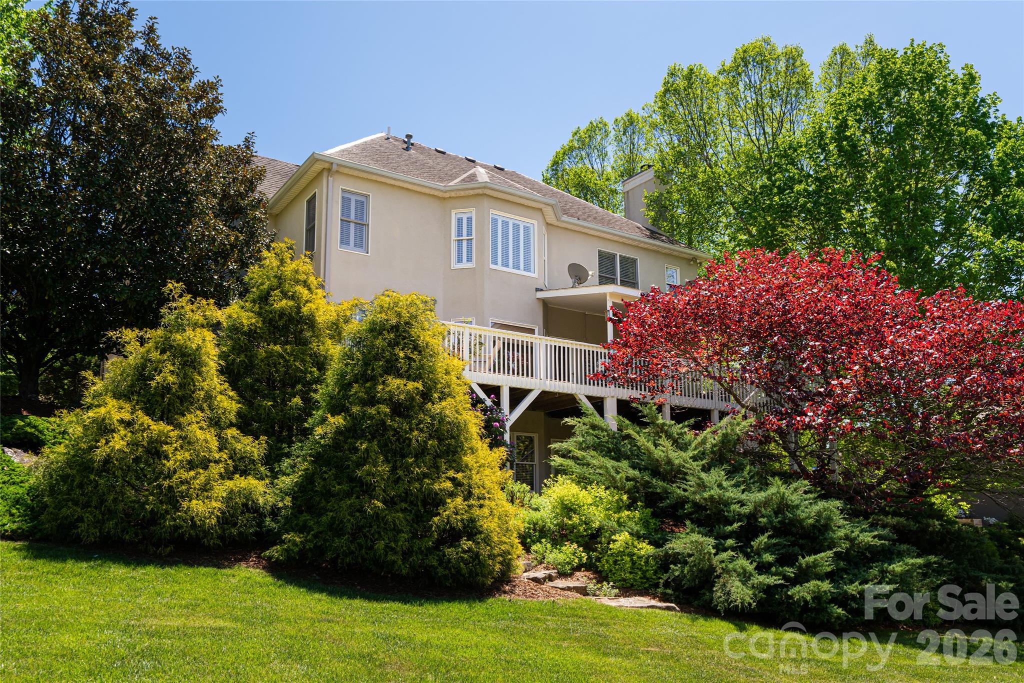 Rear Landscaping - 38 Pine Acre Boulevard, Asheville