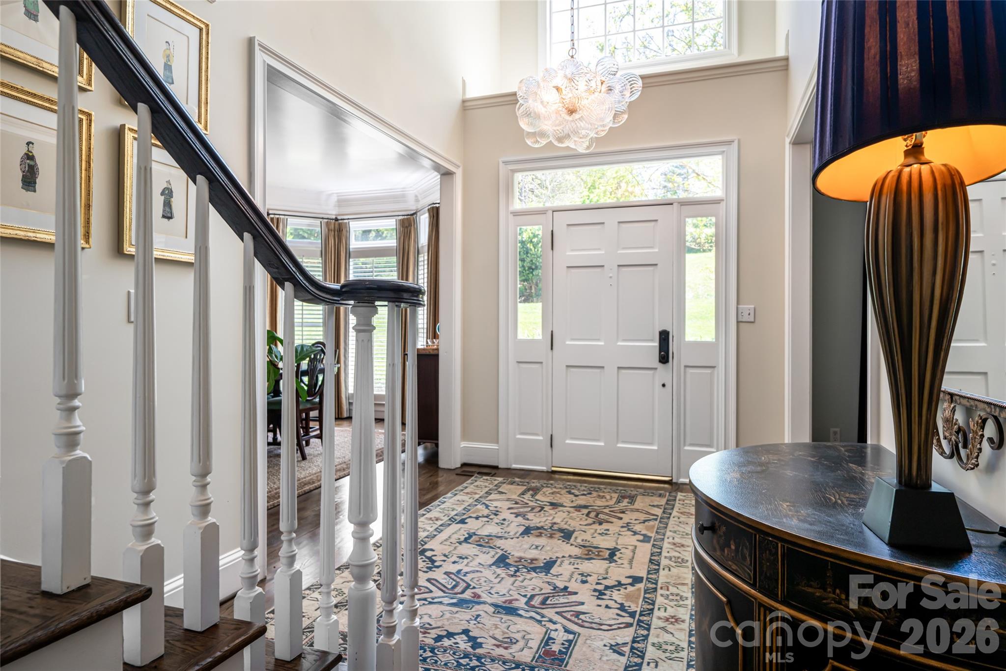 Bright Entry Hall - 38 Pine Acre Boulevard, Asheville