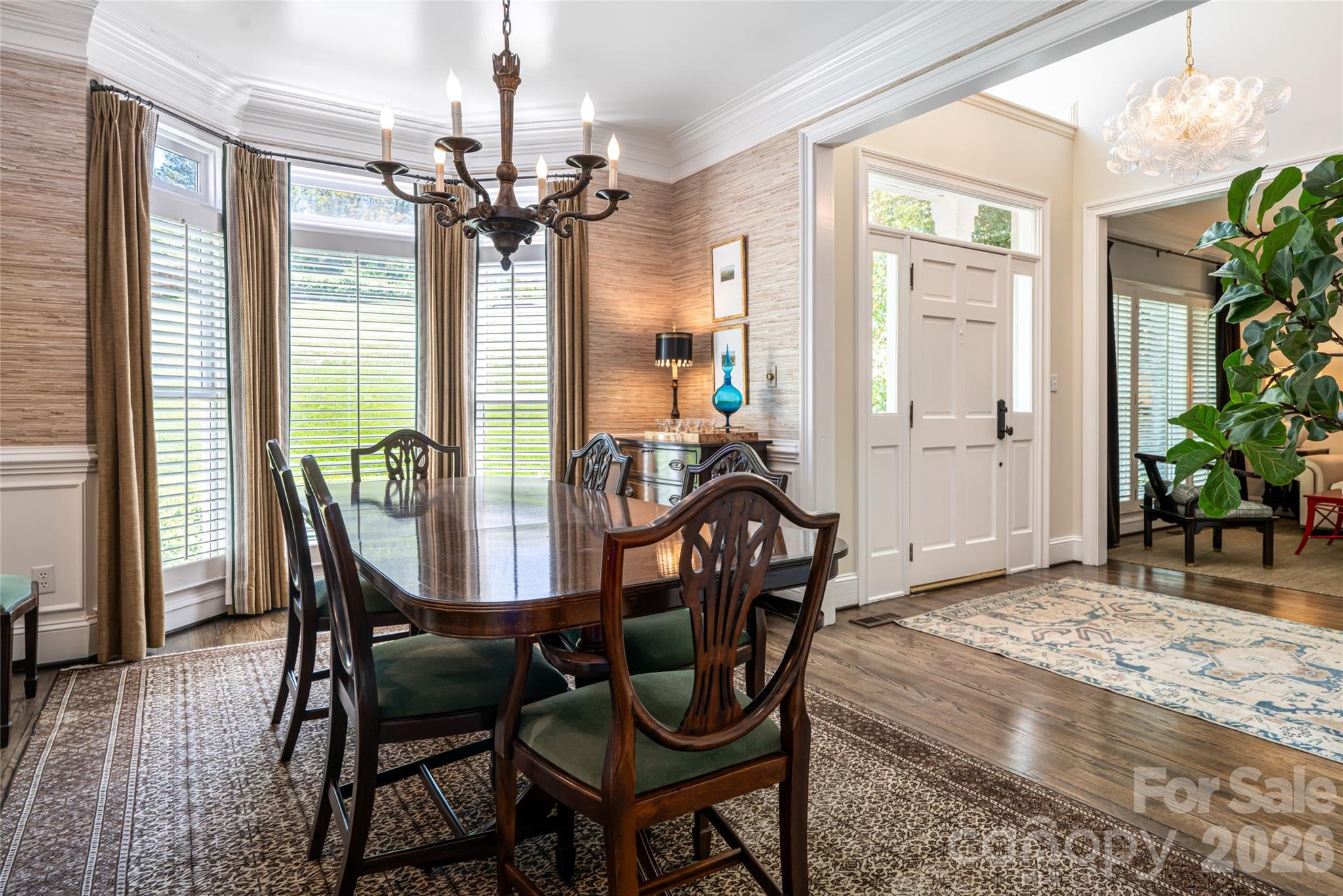 Dining Room off of Front Entry - 38 Pine Acre Boulevard, Asheville