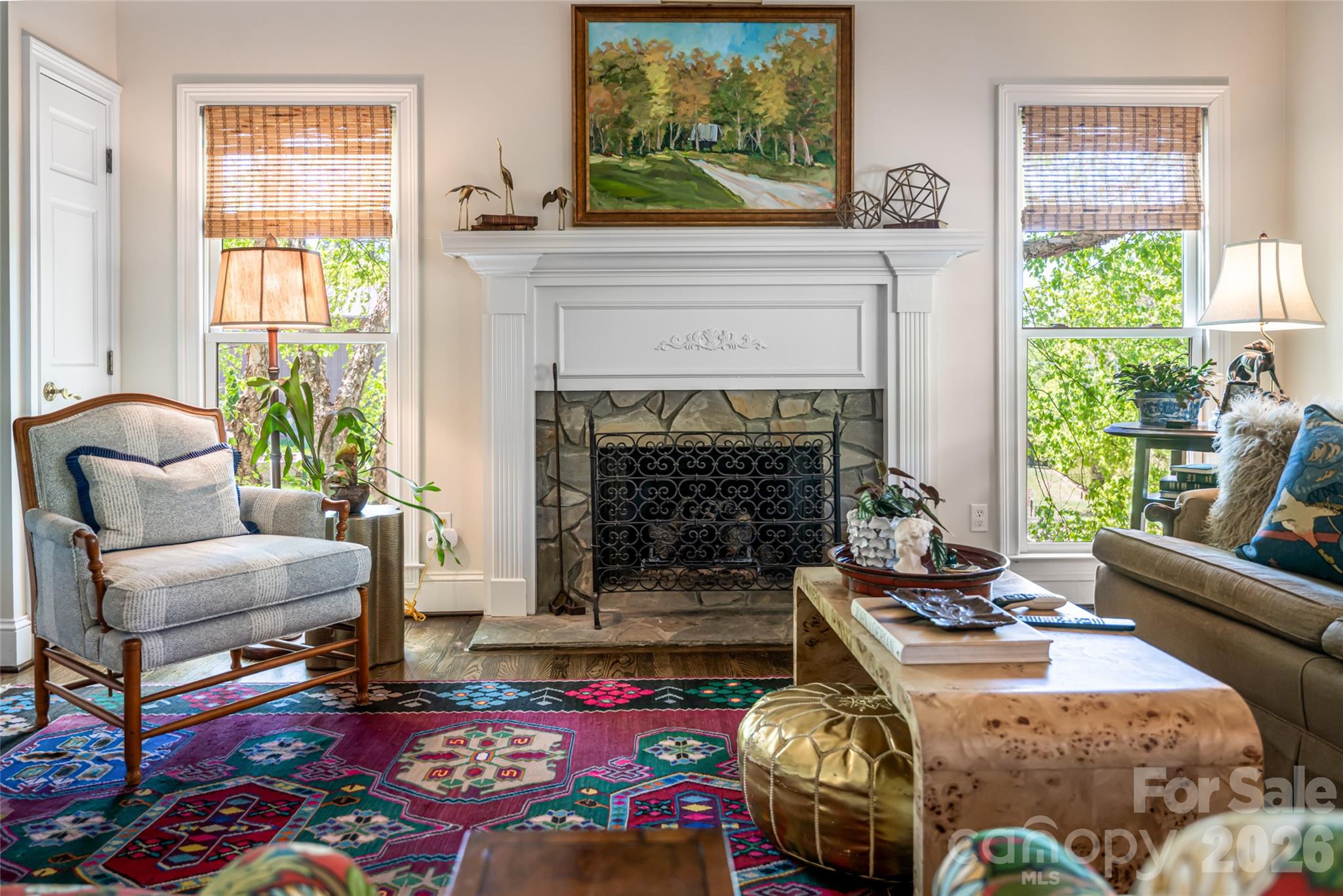 Gas Fireplace - 38 Pine Acre Boulevard, Asheville