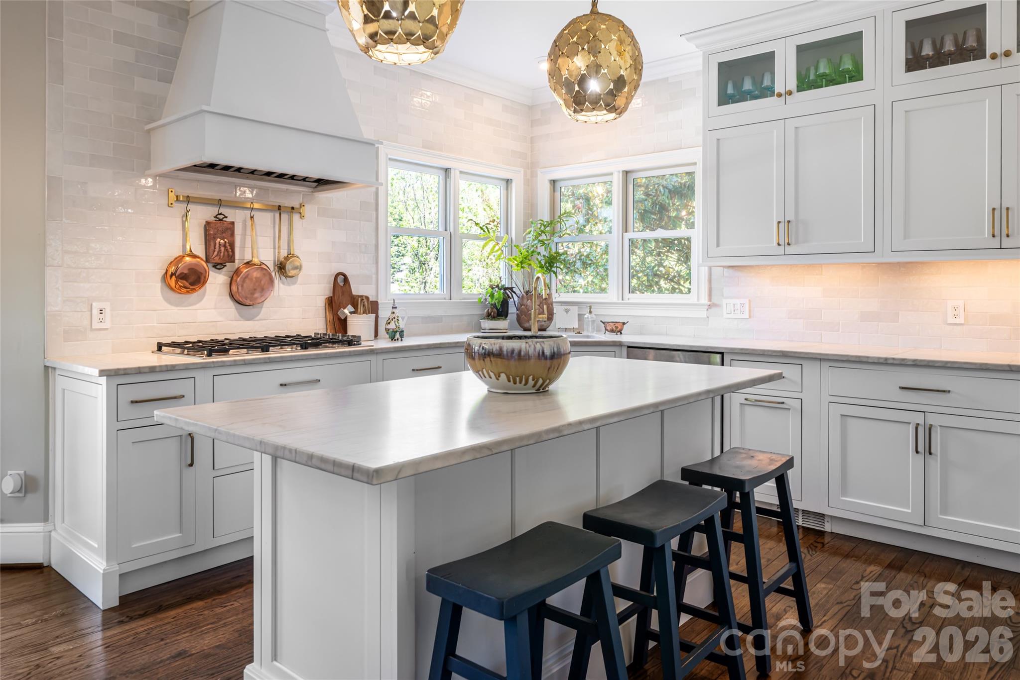 Quartzite Countertops and Integrated Appliances - 38 Pine Acre Boulevard, Asheville