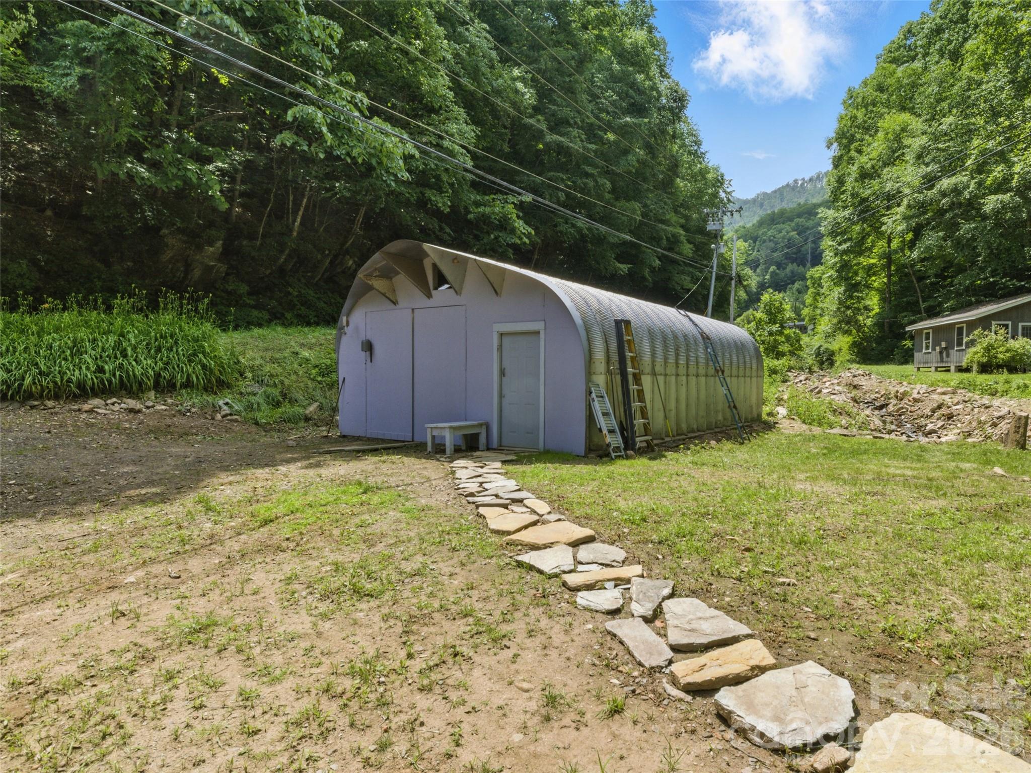Path to Outdoor Workshop - 3829 Coxes Creek Road, Burnsville