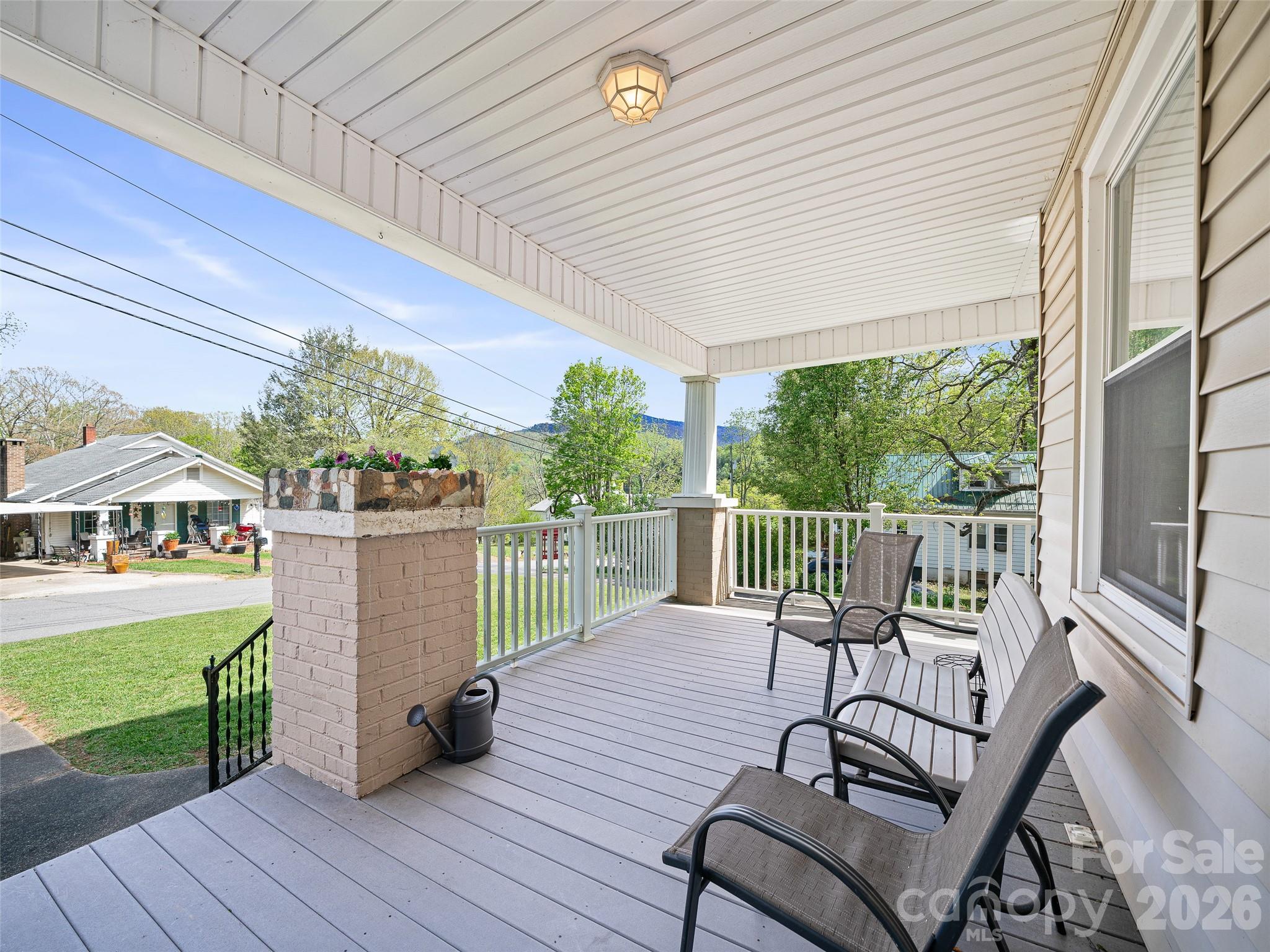 Front Porch with Composite Decking - 45 Summit Street, Burnsville