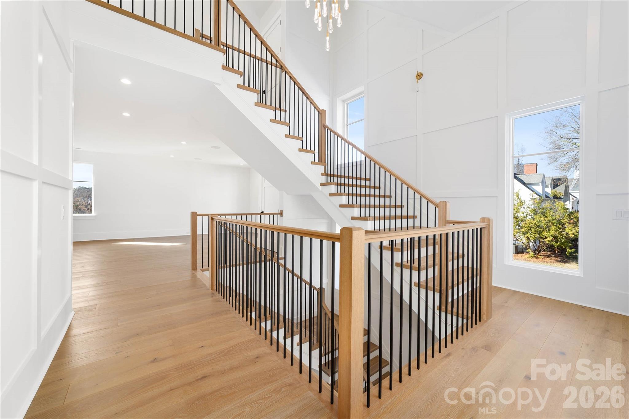 Stairs from the second floor to the third floor - 216 Walnut Street, Davidson