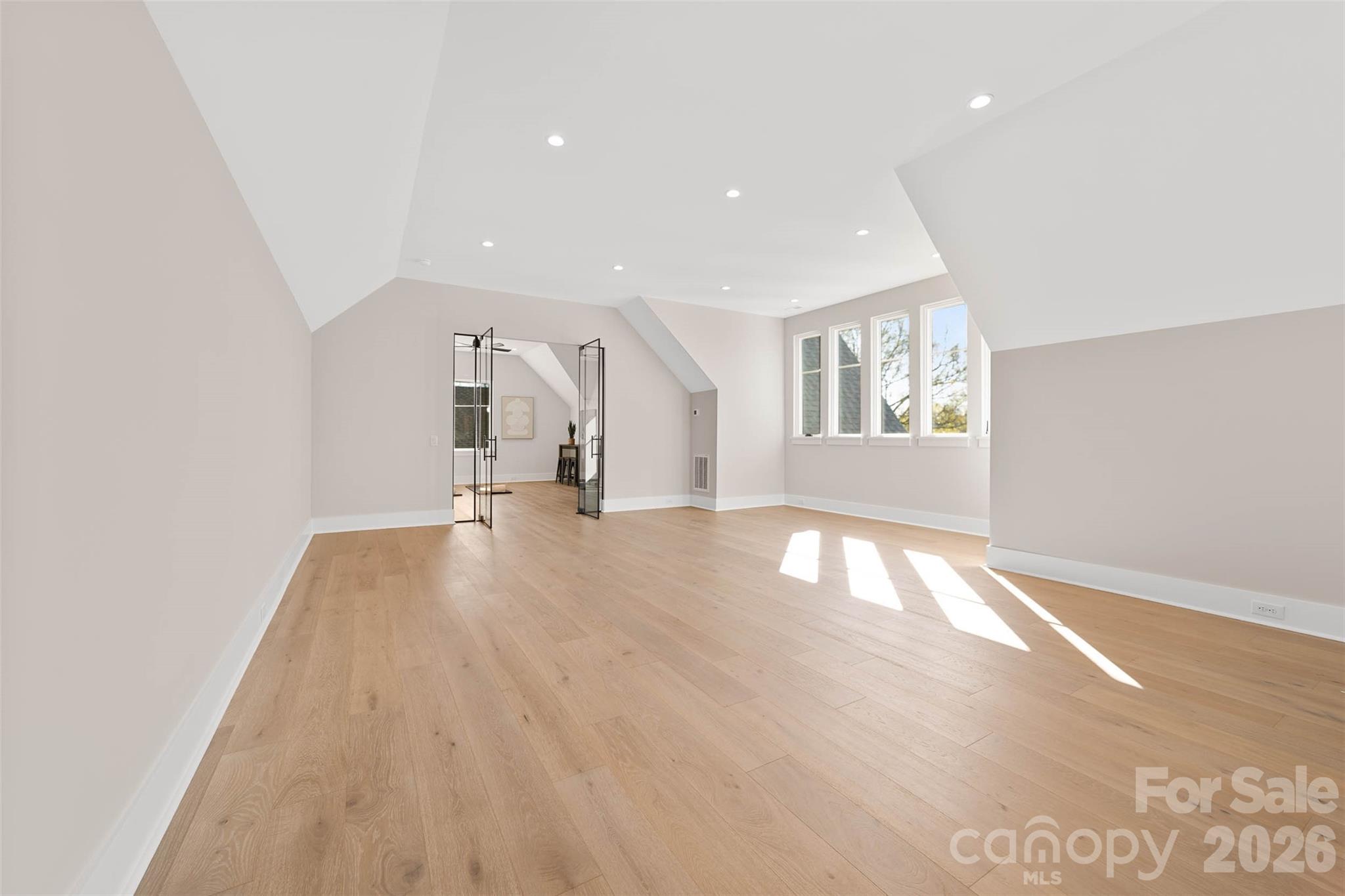Third floor flex with glass door entry to additional room - 216 Walnut Street, Davidson