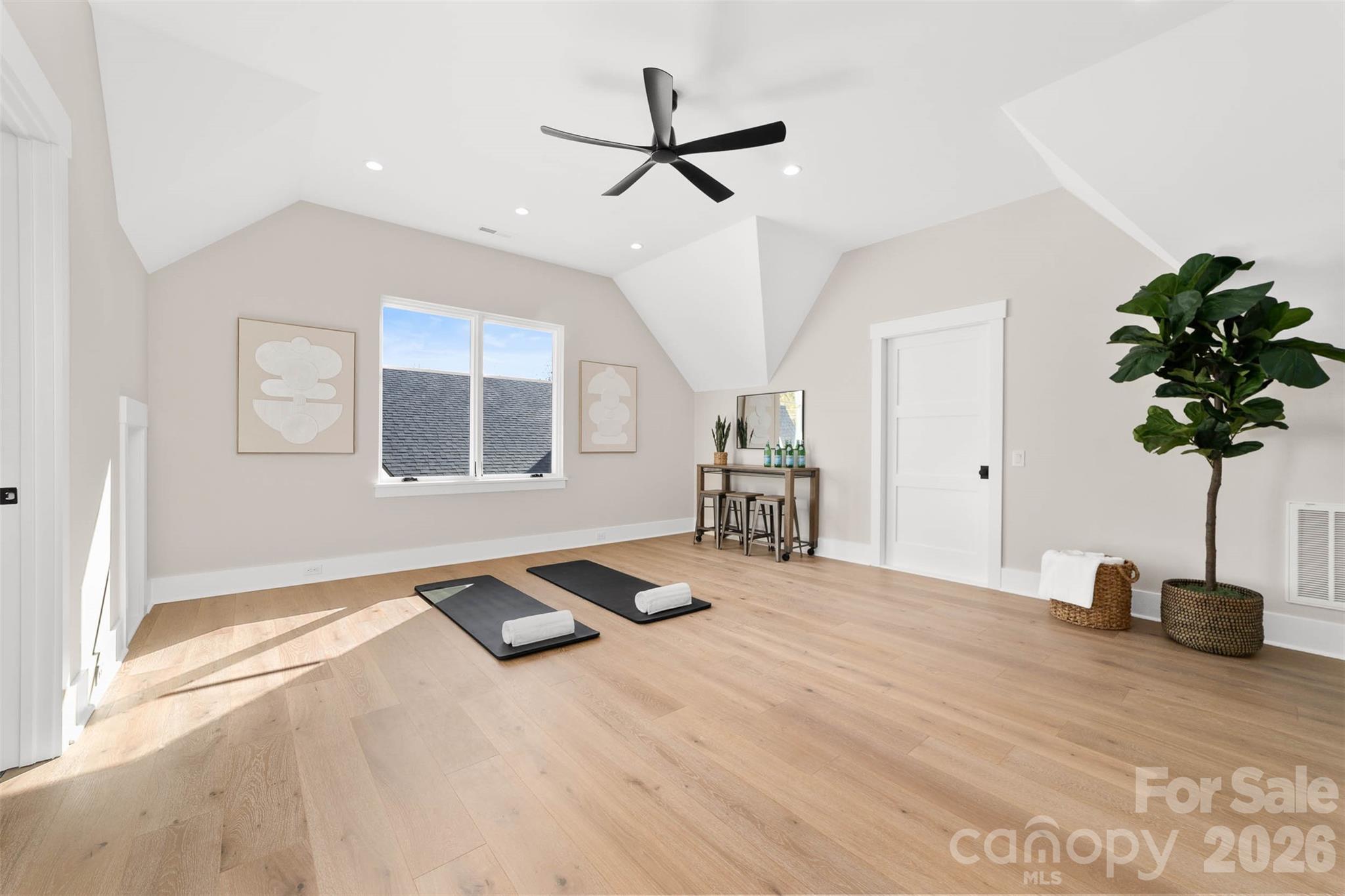 Third floor additional room with glass doors and ensuite bathroom - 216 Walnut Street, Davidson
