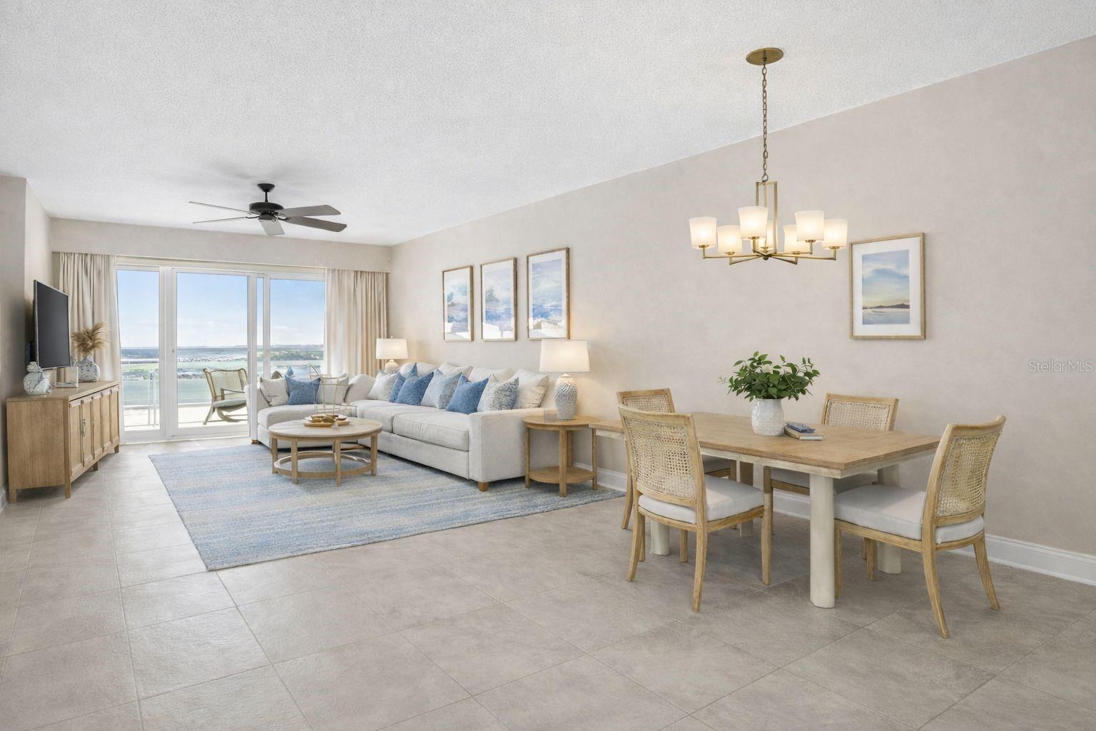 Virtual Staged in Coastal Style Setting - 13113 GASPARILLA RD #403, PLACIDA