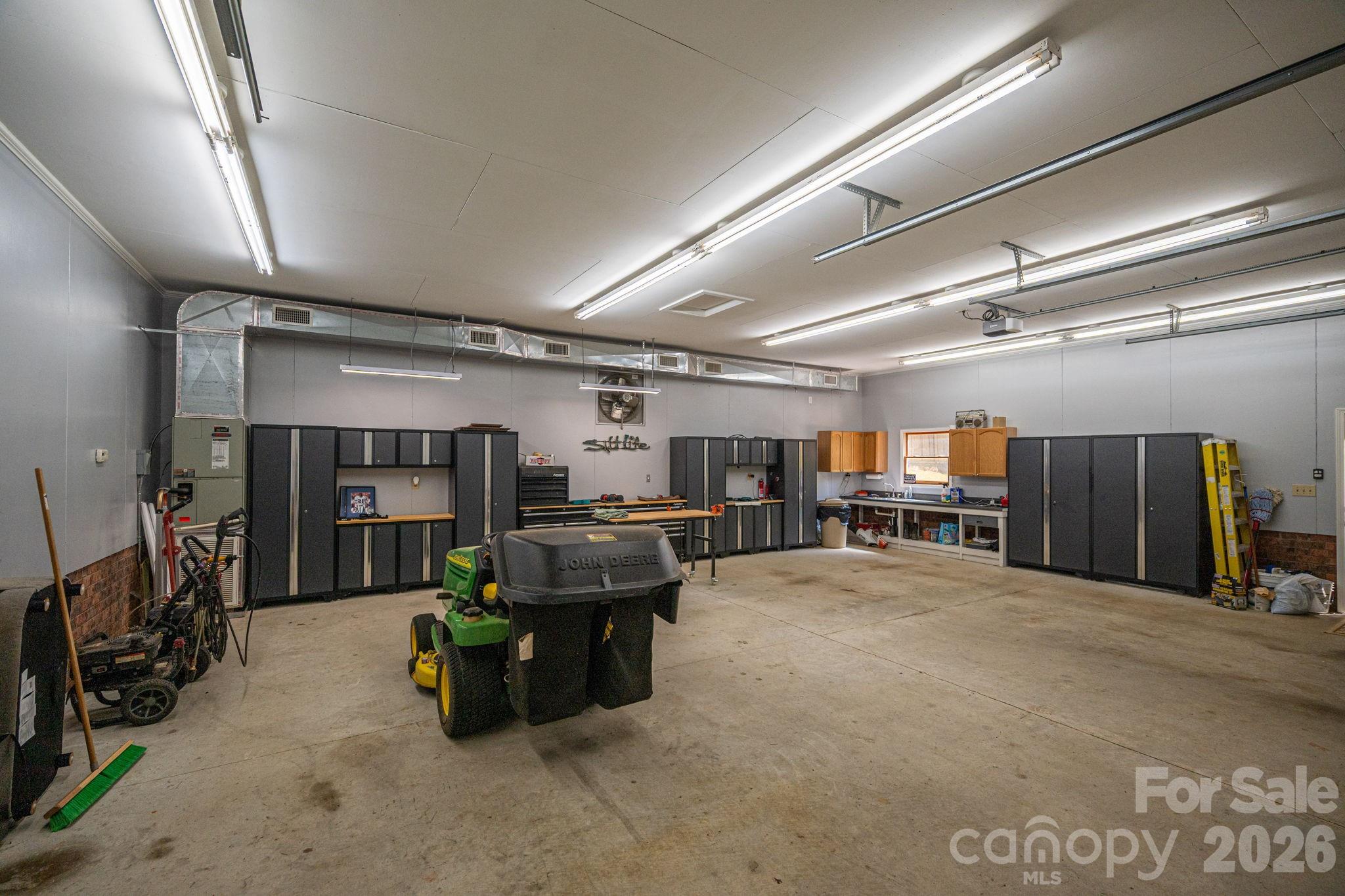 Detached Garage Interior - 110 Elizabeth Court, Mount Holly