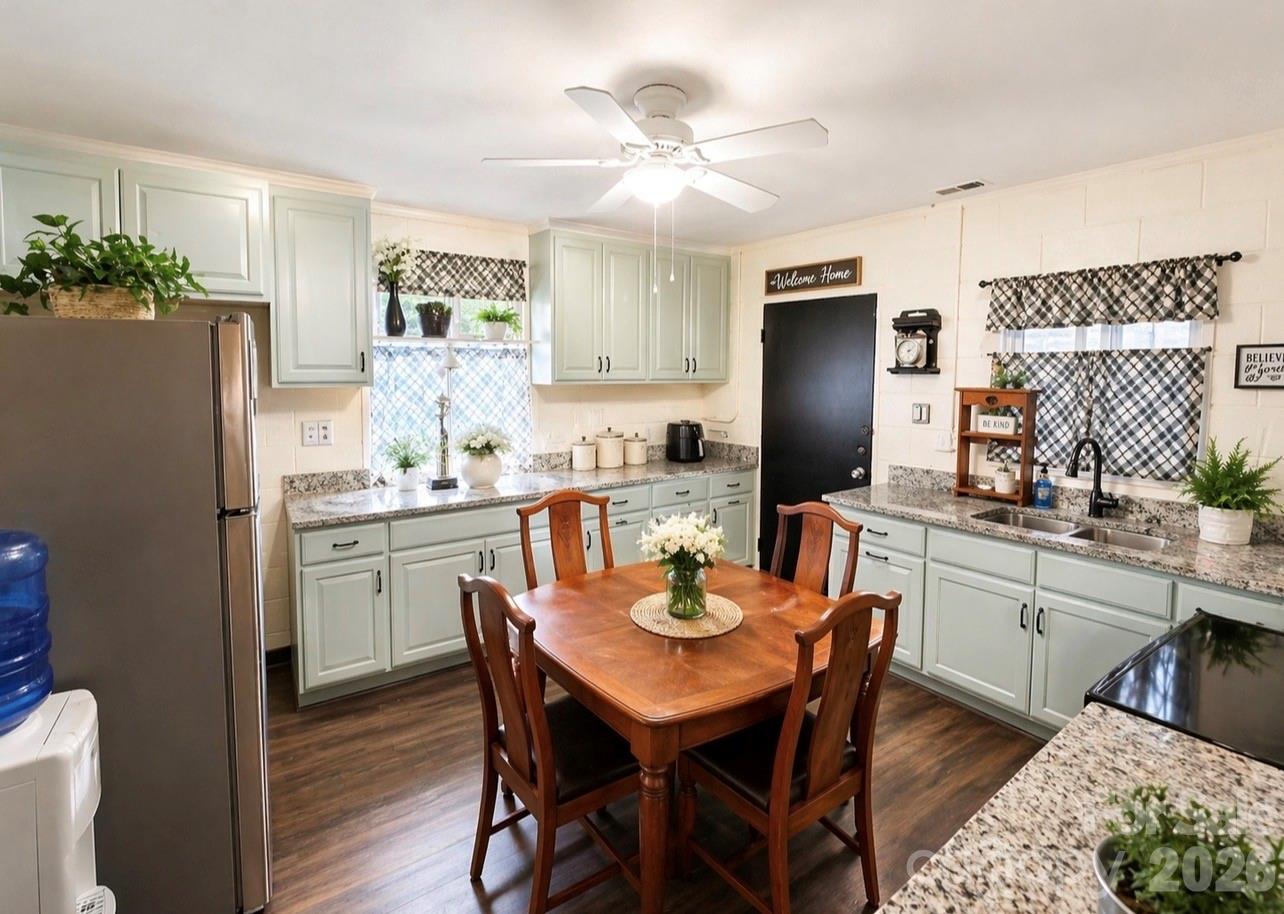 Virtual staging and enhancements used for marketing purposes - 104 N Branch Street, Elm City