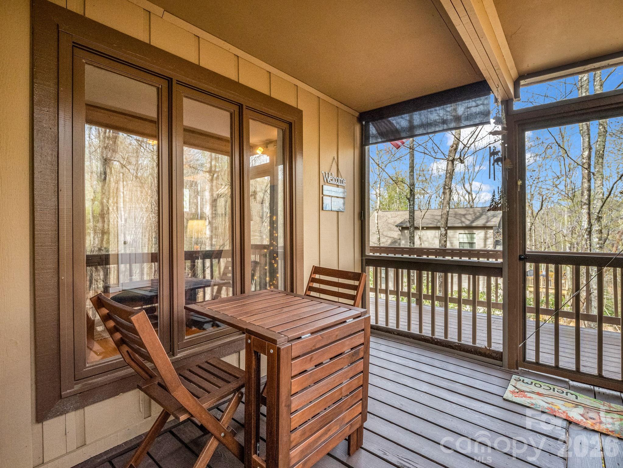 Screened in porch off the Main Level - 78 Wahuhu Court, Brevard
