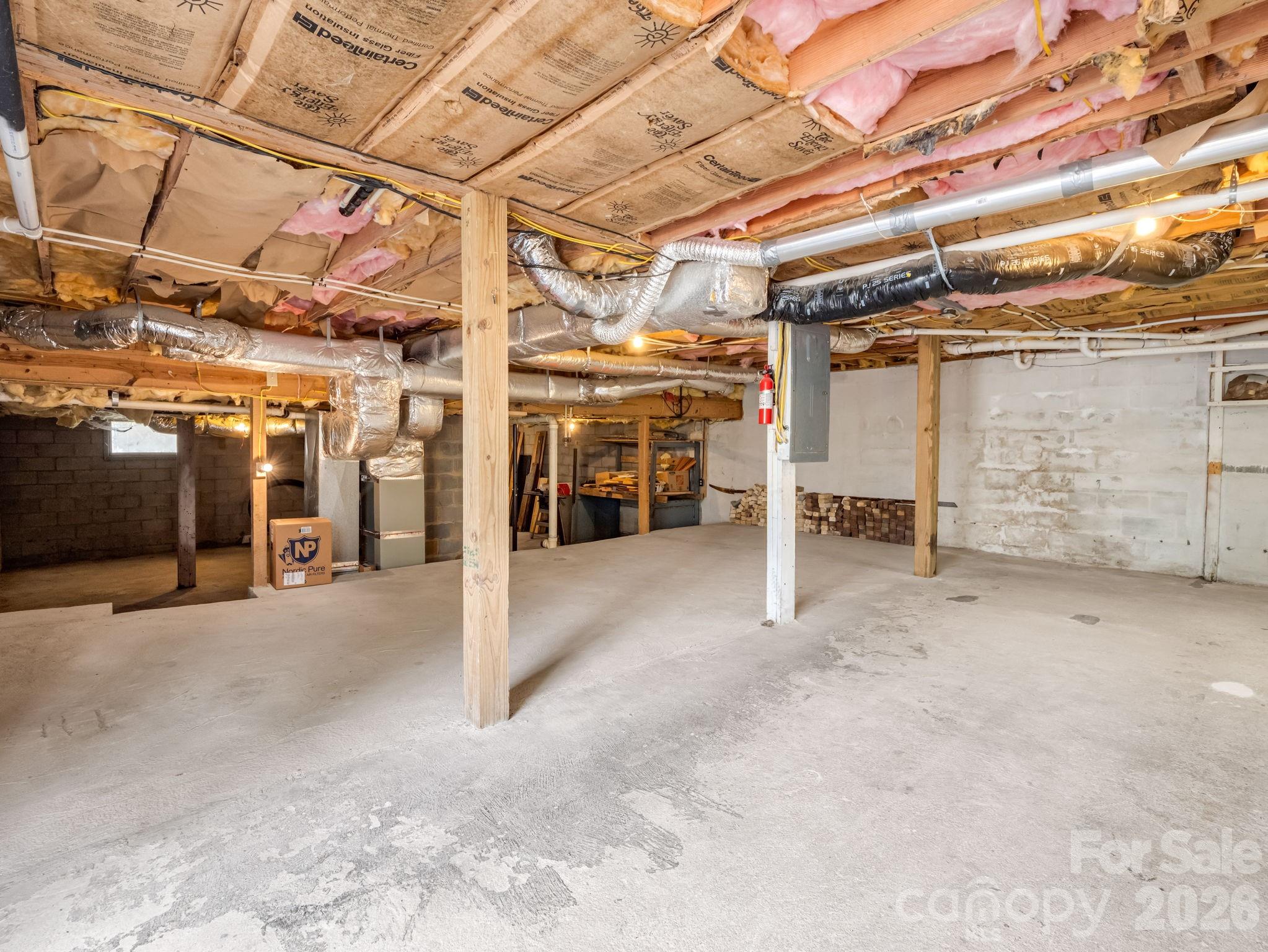 Large Storage Area of the Basement - 78 Wahuhu Court, Brevard