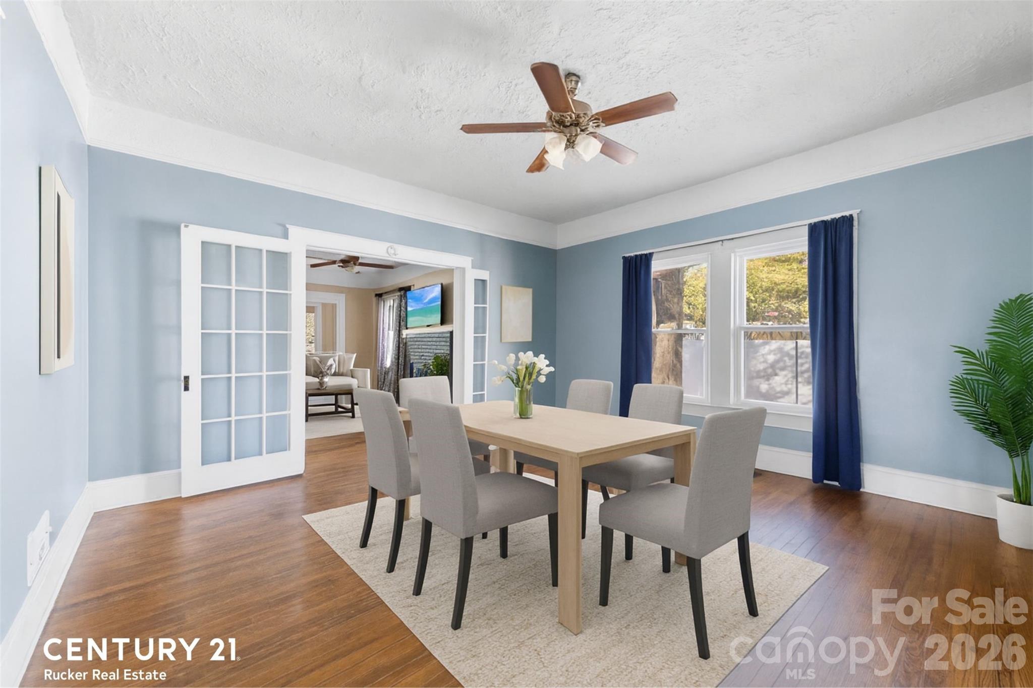 Dining Room - Virtually Staged - 604 Pearl Avenue, Kannapolis
