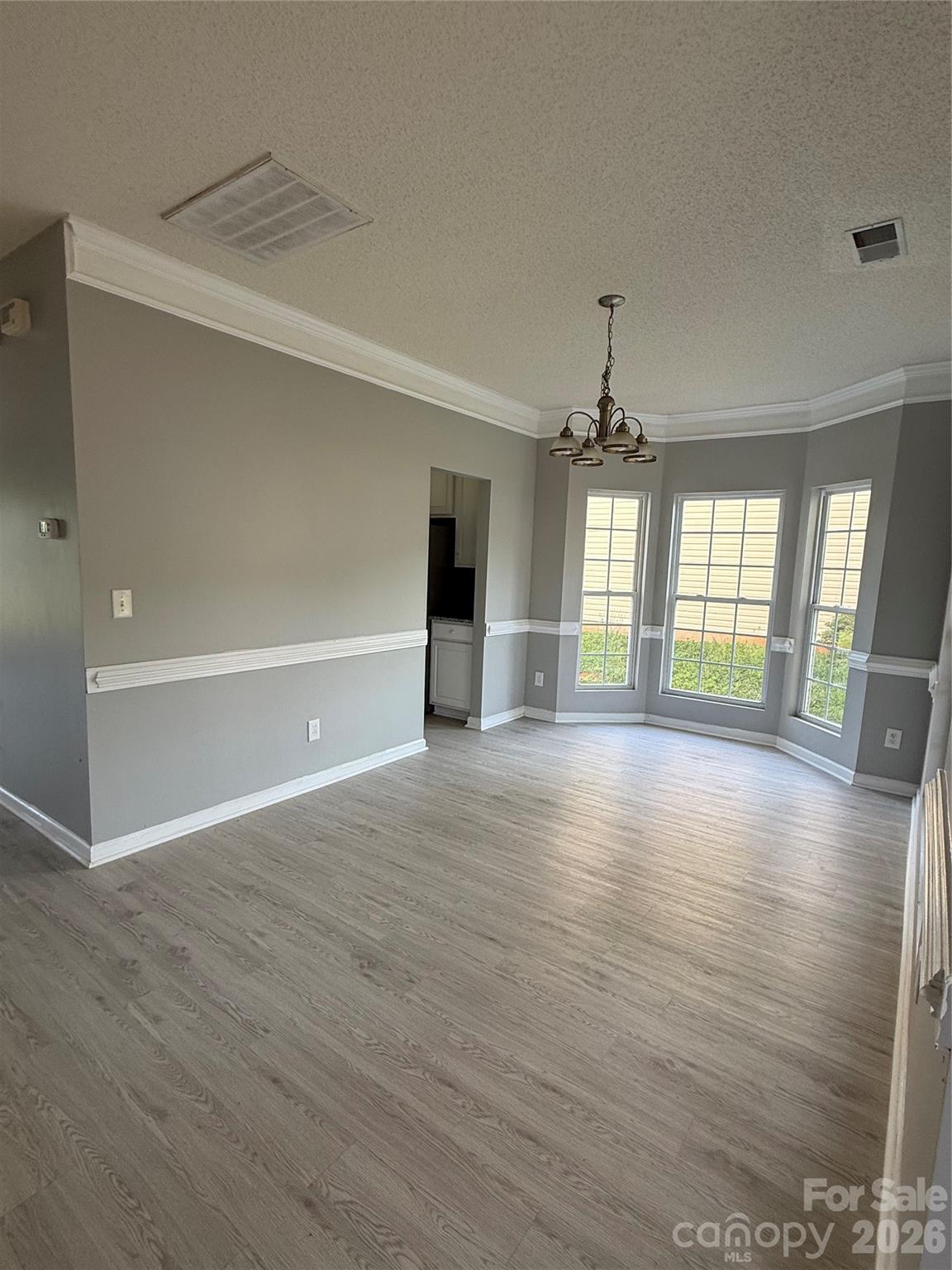 Dining Room with Chair rails - 2319 Wexford Way, Statesville